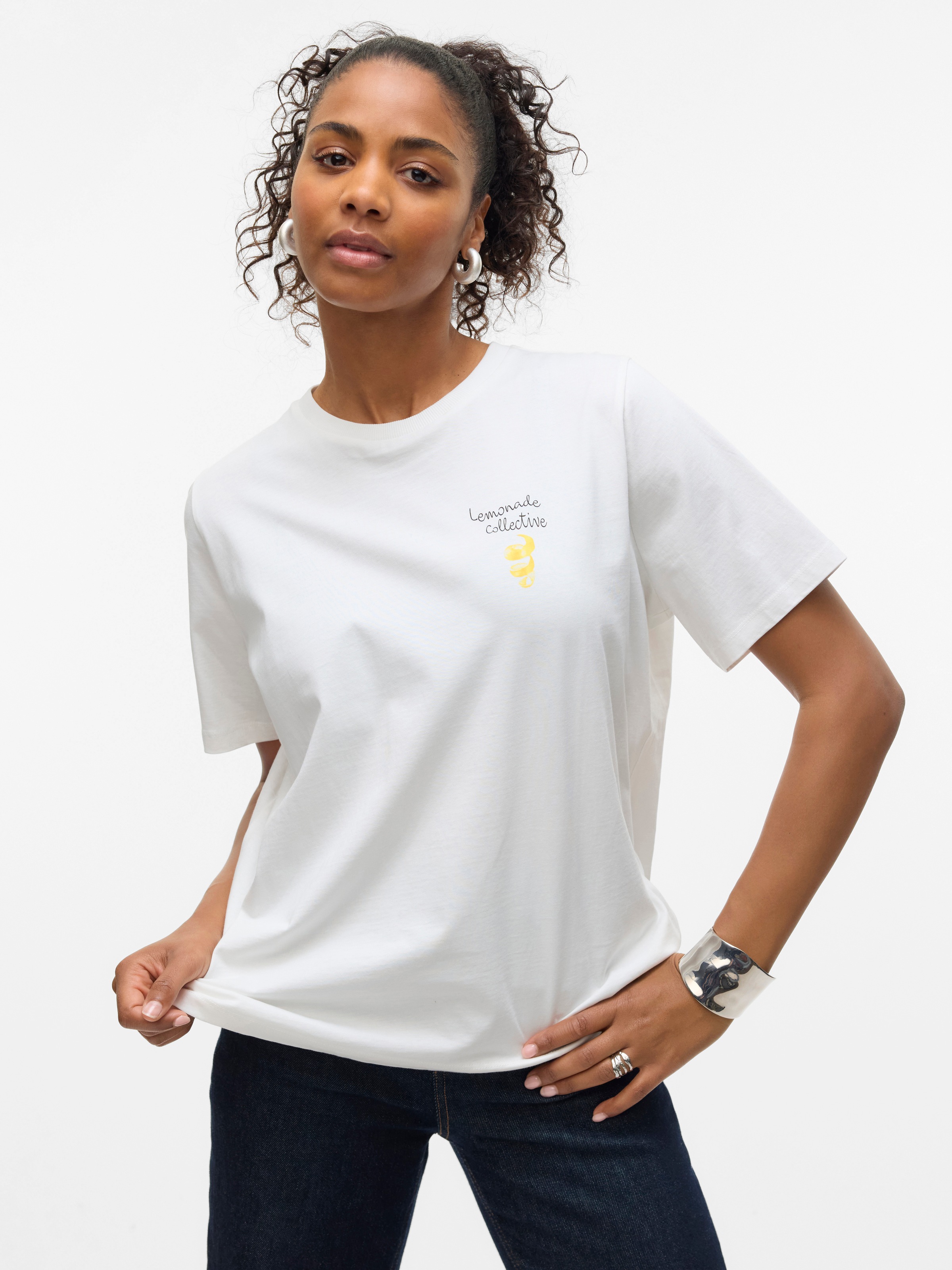 Vero Moda T-Shirt "VMAYA CATY SS TOP BOX JRS GA" günstig online kaufen