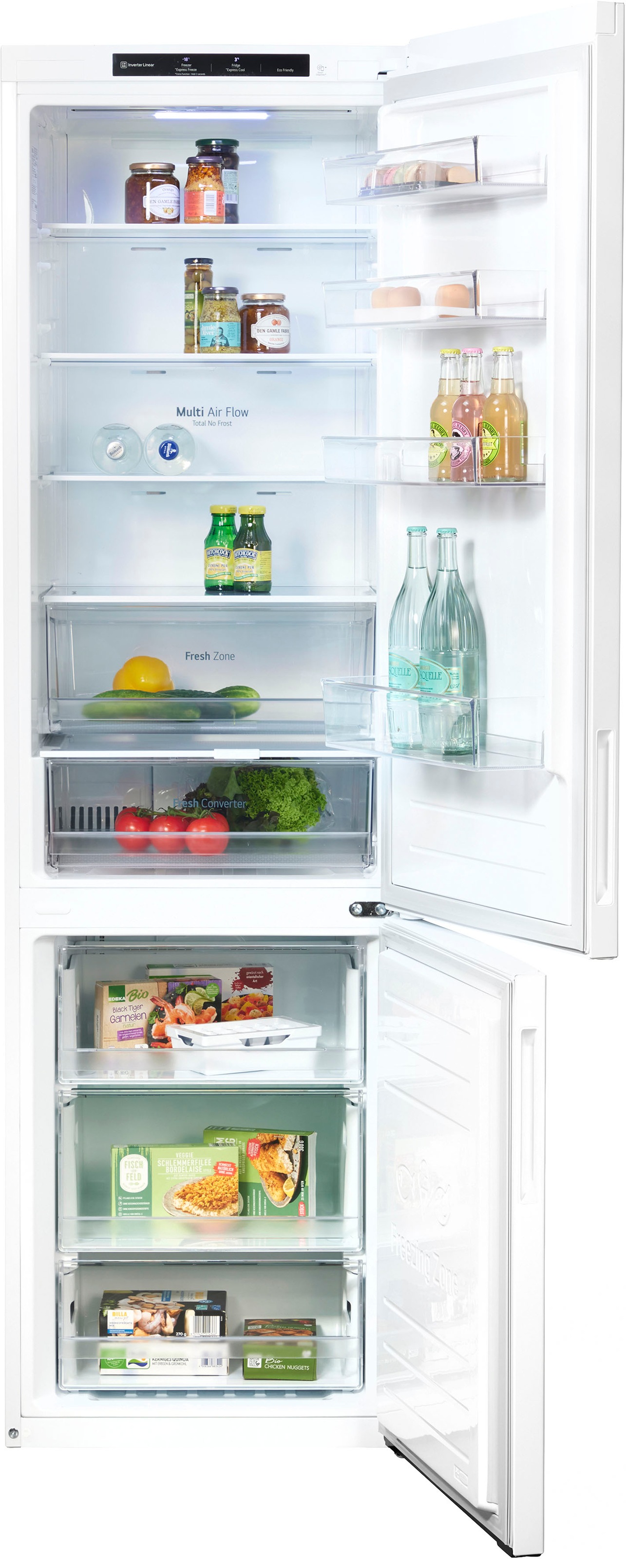 LG Kühl-/Gefrierkombination Serie 6 "GBP62SWNAC" 203 hoch 59,5 breit günstig online kaufen