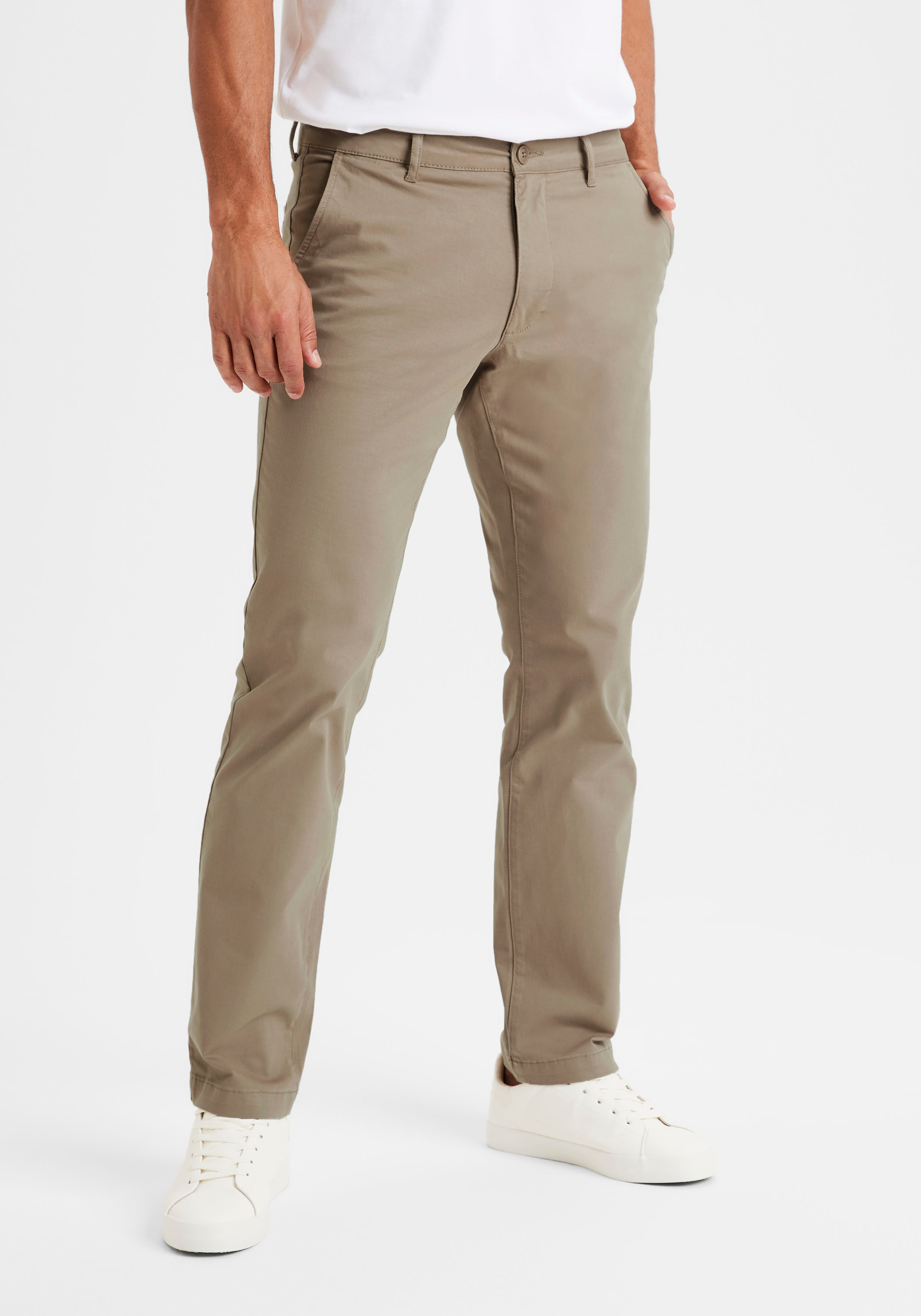 H.I.S Chinohose "- lange Hose in Regular-fit" aus elastischer Baumwoll-Qualität, in 2 Längen: 32 & 34