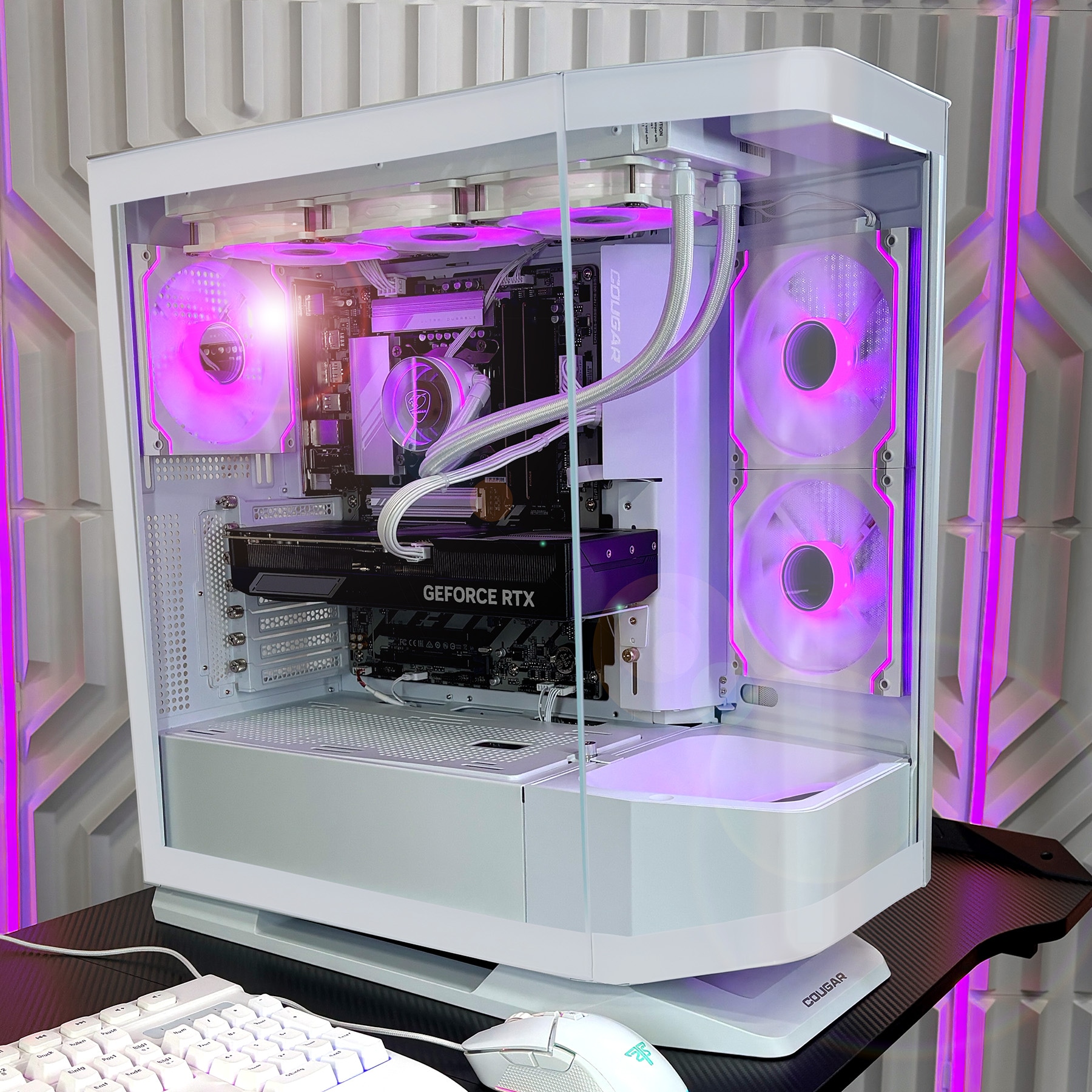 Cougar Gaming-PC »FV270 WT 7498«, Windows 11, DDR5 RAM