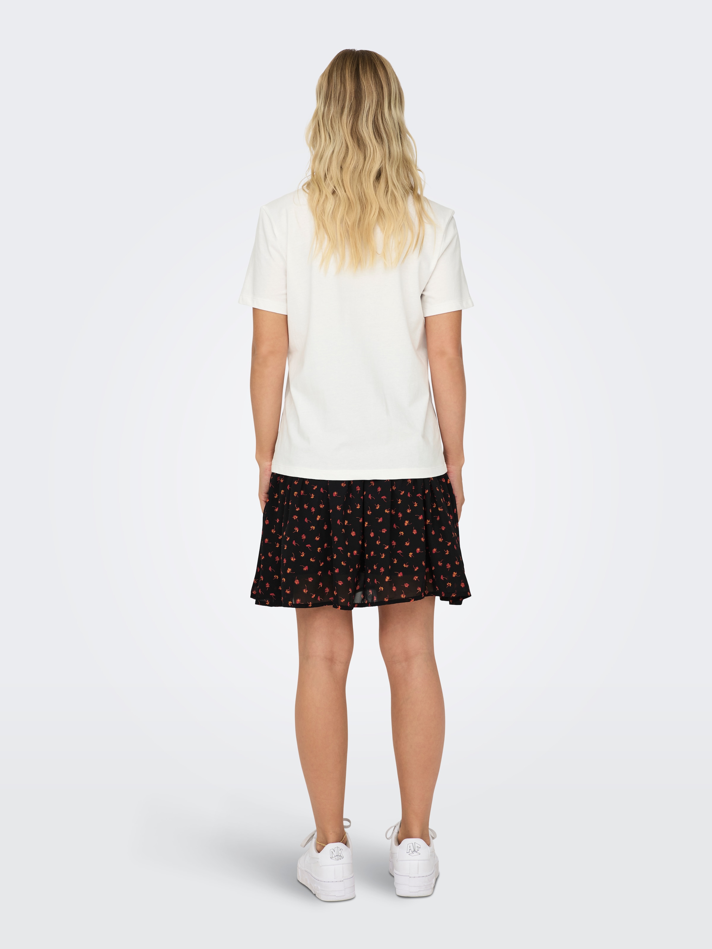 ONLY Kurzarmshirt »ONLFREA S/S WILD TOP BOX JRS« Baumwolle, regular fit, Rundhals