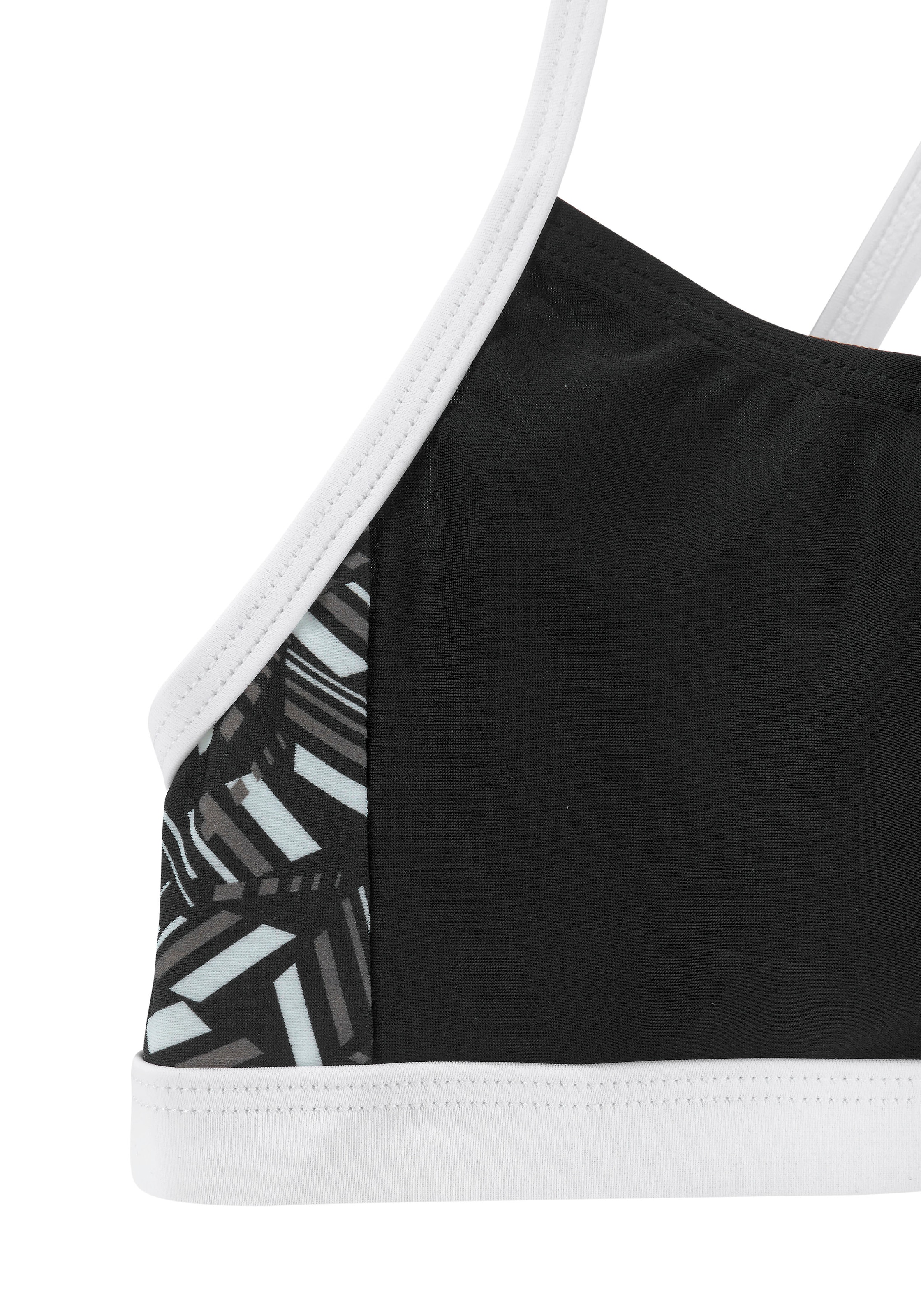 Bench. Bustier-Bikini, mit geometrische online bestellen BAUR | Einsätzen bedruckten