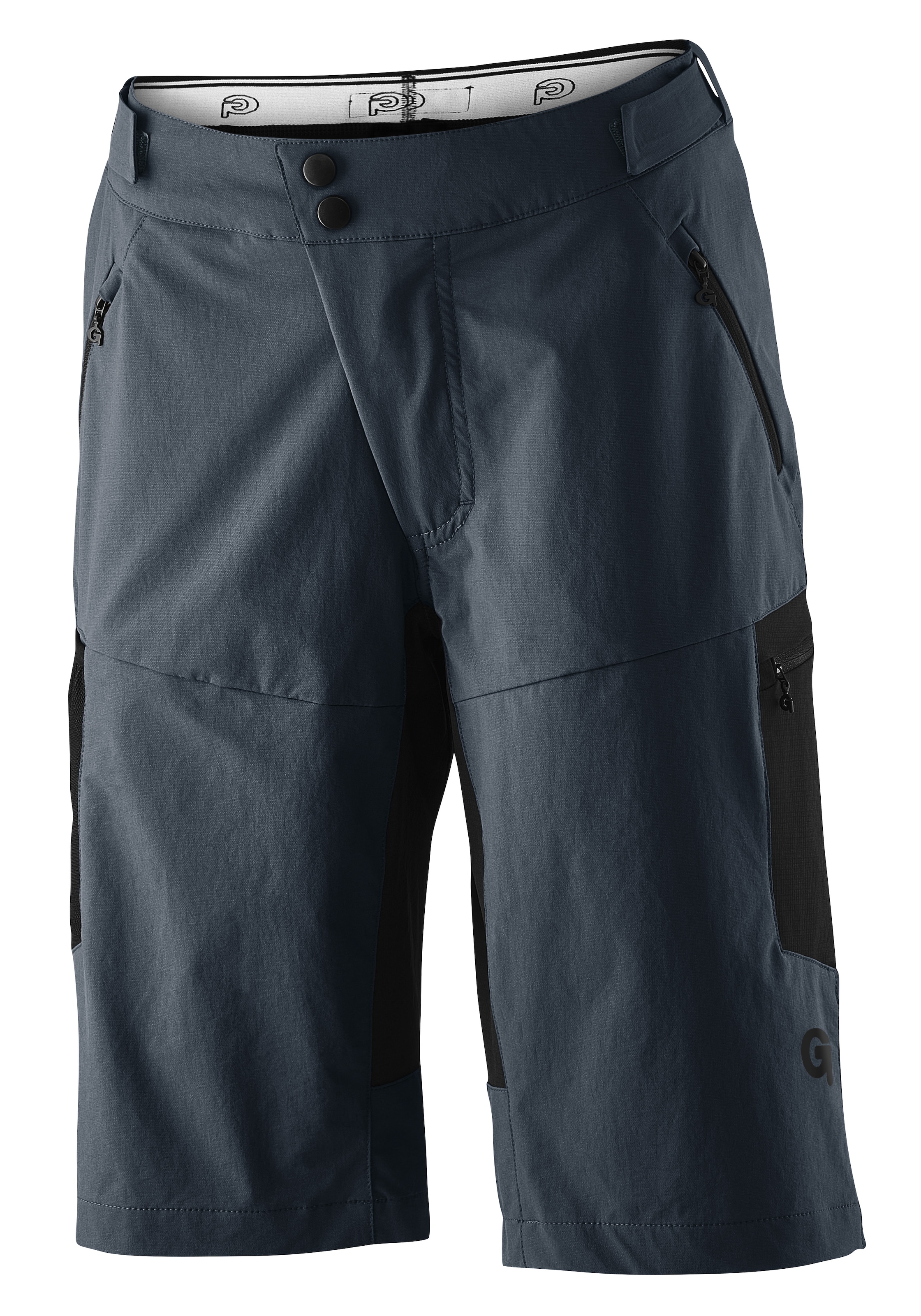 Gonso Radhose »CASINA«, Damen Bike-Shorts, Fahrradhose, Sitzpolster und Taschen, Bund flexibel
