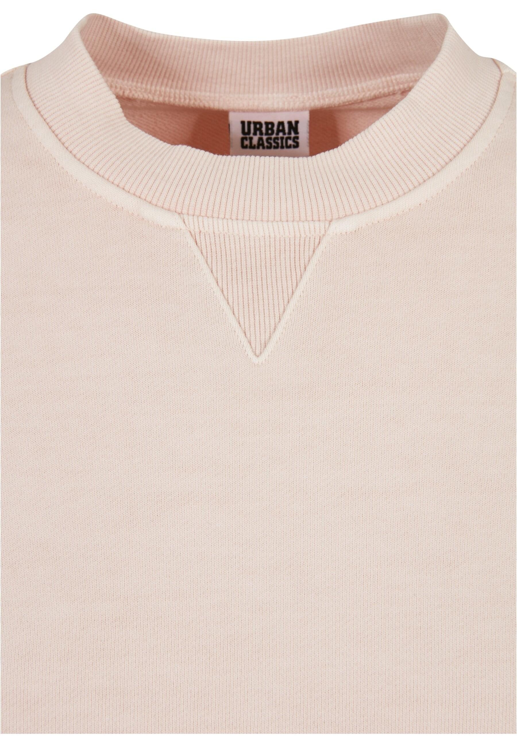 URBAN CLASSICS Sweater »Urban Classics Damen Ladies Heavy Terry Garment Dye Crewneck«, (1 tlg.)