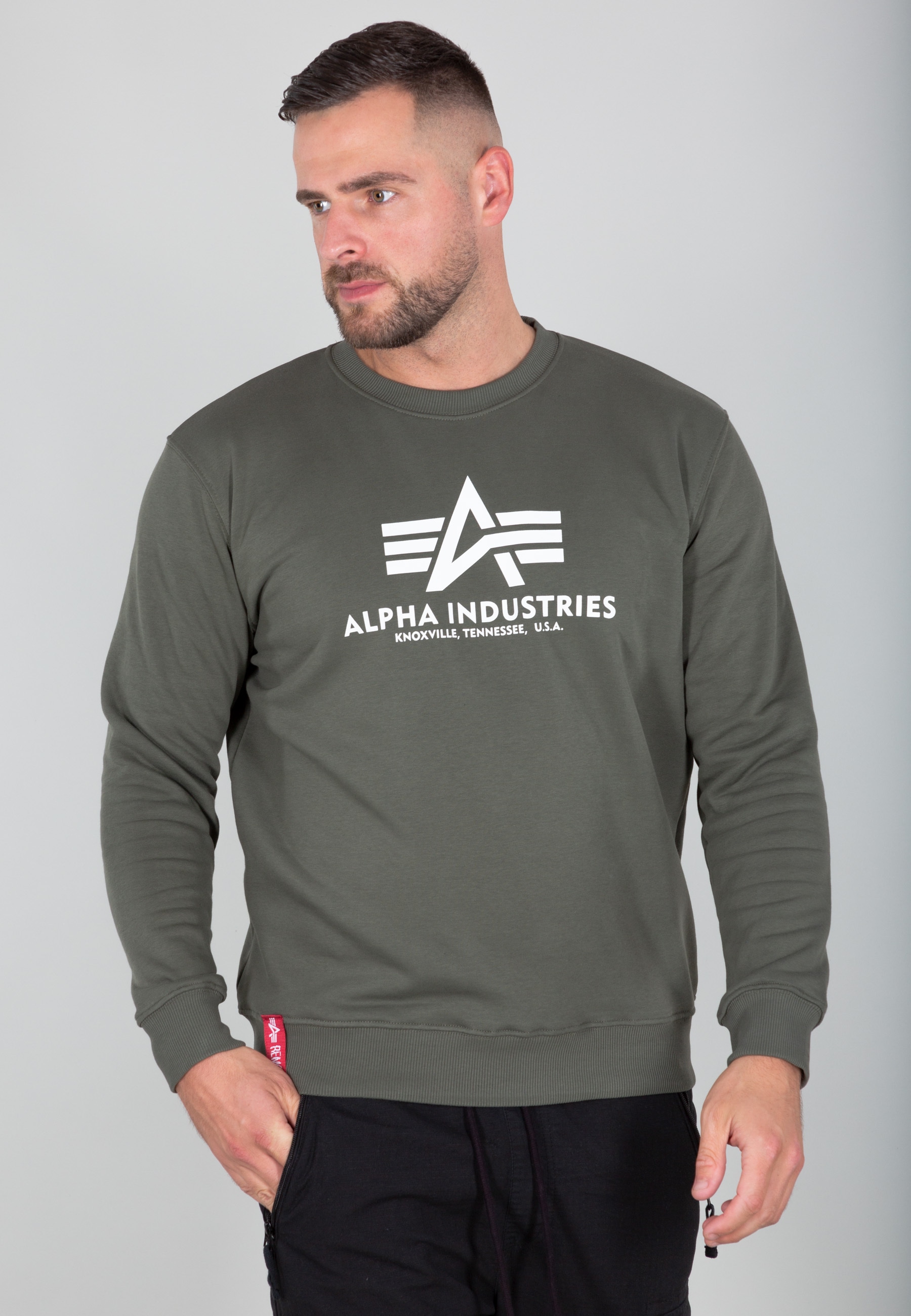 Black Friday Alpha Industries Sweater »Alpha Industries Men - Sweatshirts  Basic Sweater« | BAUR