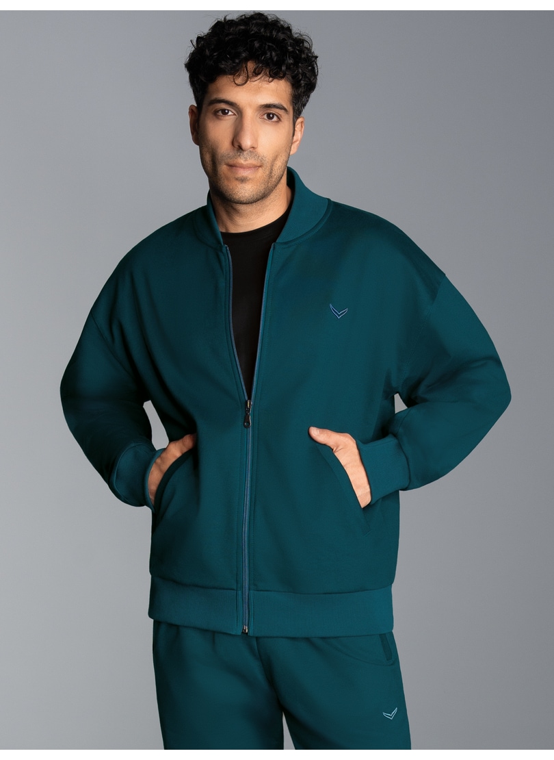 Trigema Sweatjacke »TRIGEMA Collegejacke in weicher Sweat-Qualität«