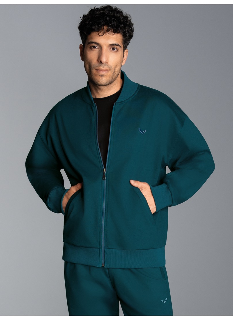 Thumbnail - Trigema Sweatjacke "TRIGEMA Collegejacke in weicher Sweat-Qualität" 1 Stk. tlg.