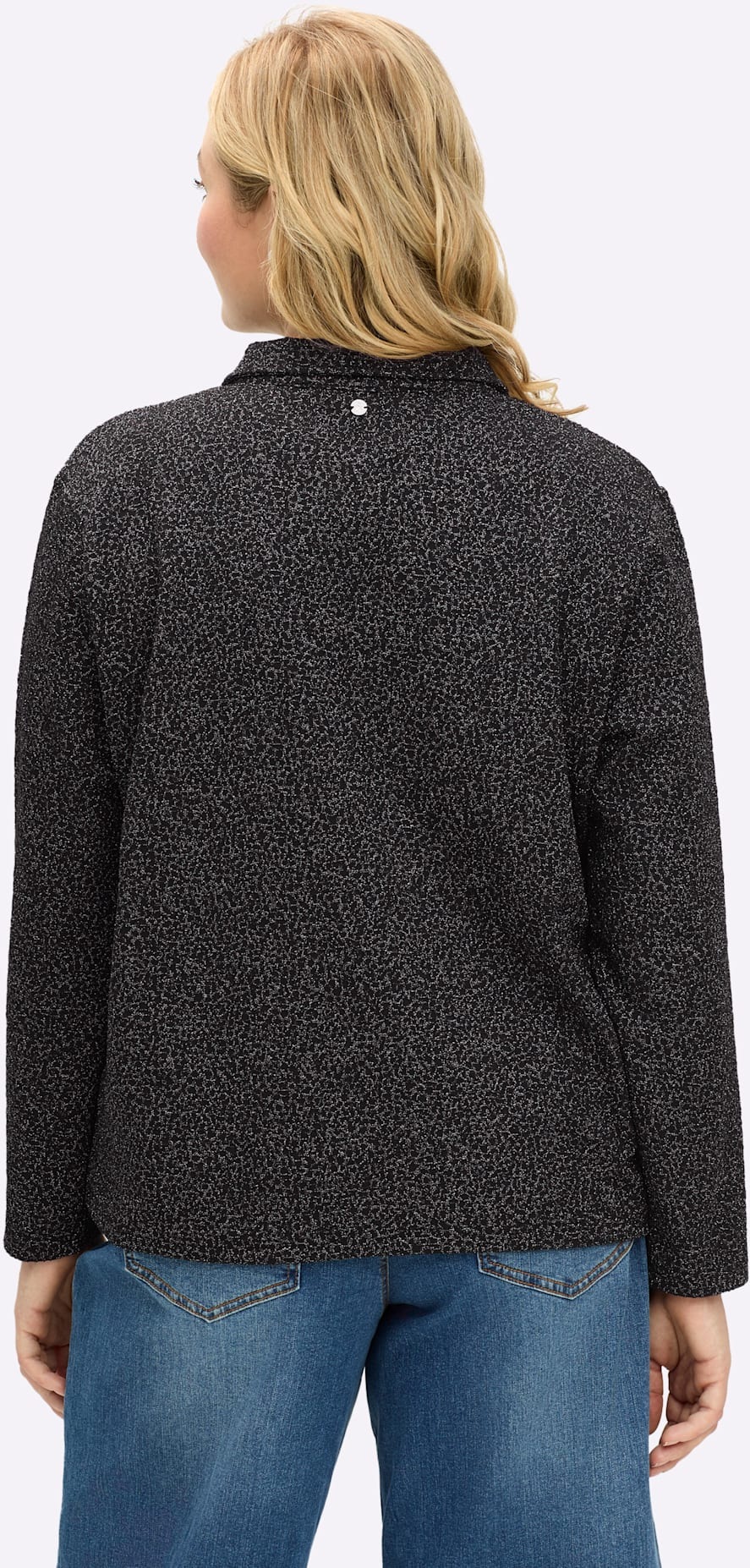 Sheego Shirtjacke "Sweatjacke" 1 Stk. günstig online kaufen