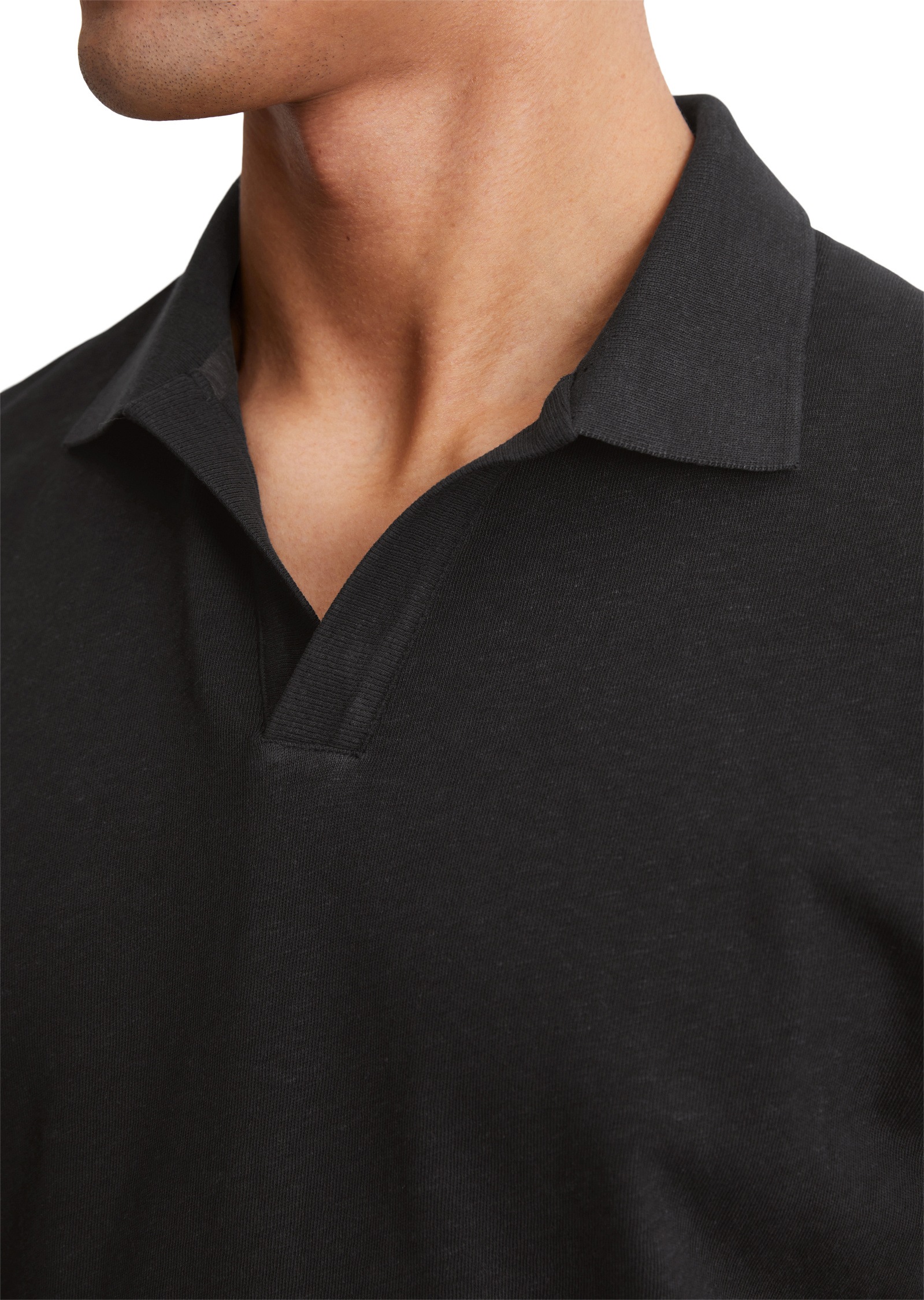 Marc O'Polo Poloshirt »aus Bio-Baumwolle und Leinen«