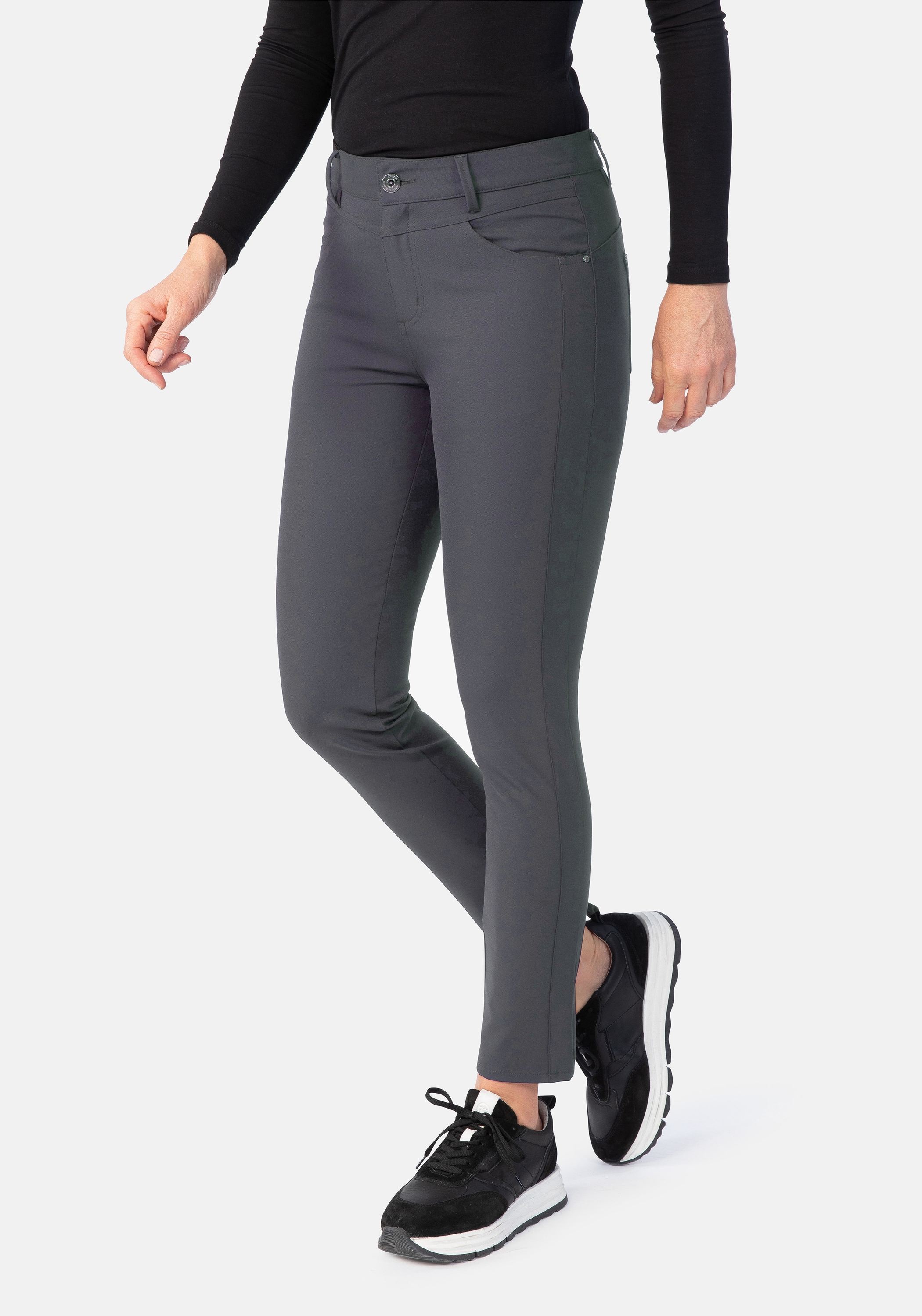 STOOKER WOMEN 5-Pocket-Jeans "Florenz Easy Wear Slim Fit Jeans" Slim Fit Ca günstig online kaufen