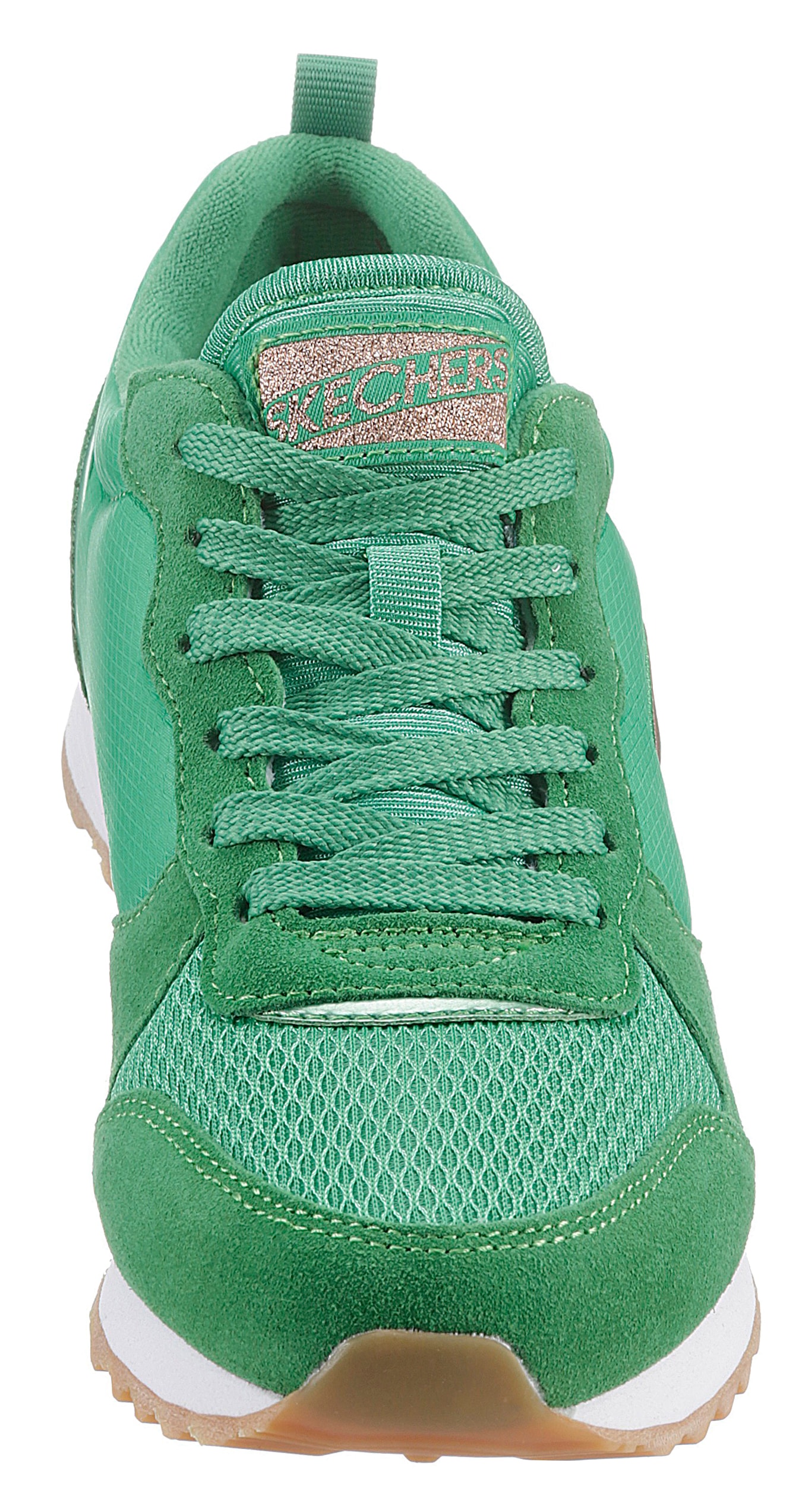 Skechers Sneaker »OG 85 - GOLDN GURL«, Freizeitschuh, Halbschuh, Schnürschuh mit Air-Cooled Memory Foam