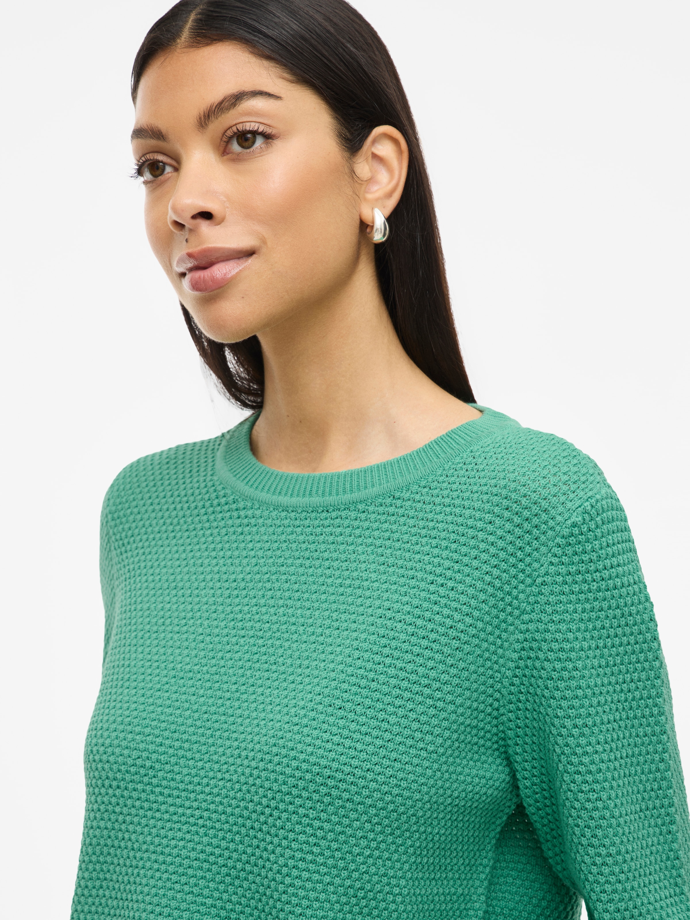 Vila Rundhalspullover »VIDALO O-NECK L/S KNIT TOP- NOOS«