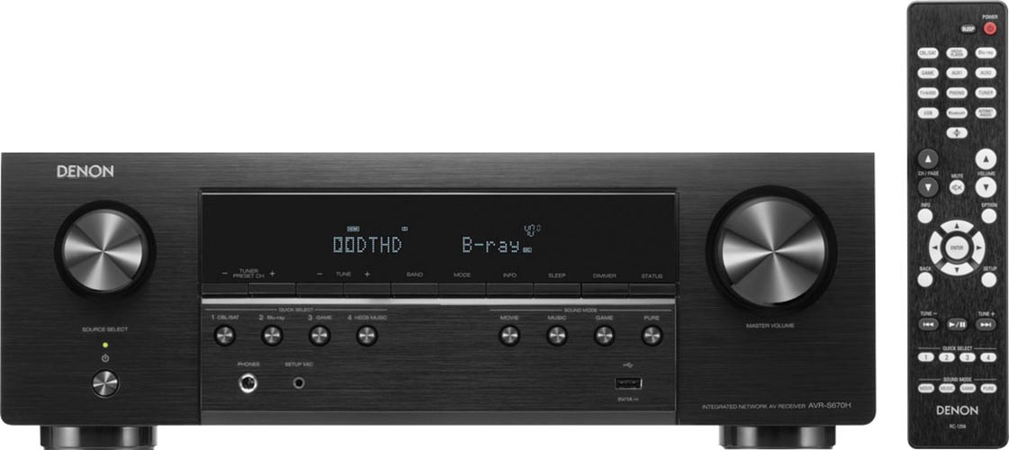 AV-Receiver »AVR-S670H«, 5.2, (Bluetooth-LAN (Ethernet)-WLAN FM Tuner-Hi-Res...