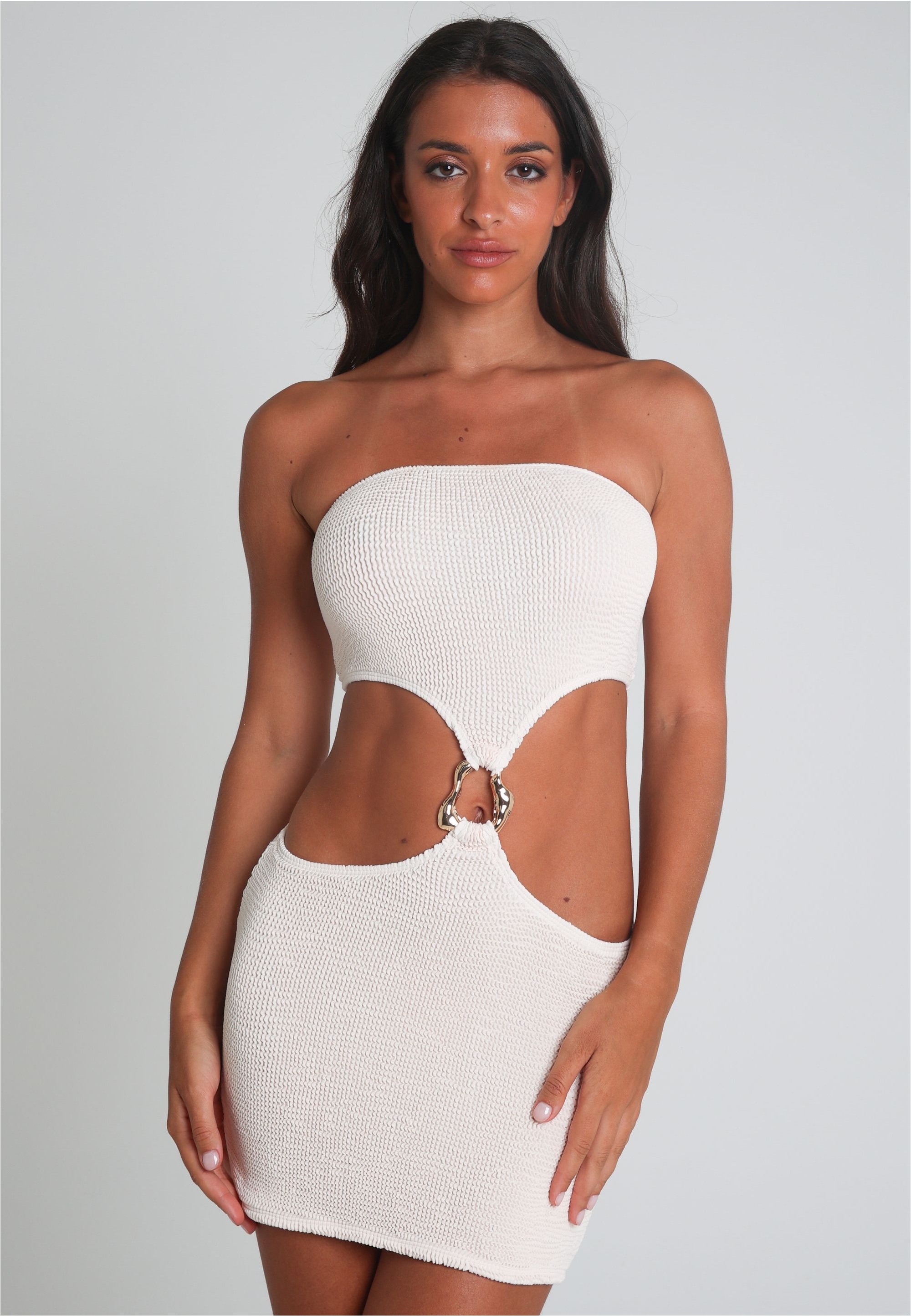 Moda Minx Jerseykleid "SCRUNCH" 1 Stk. tlg. mit stilvollen Cut-Outs günstig online kaufen