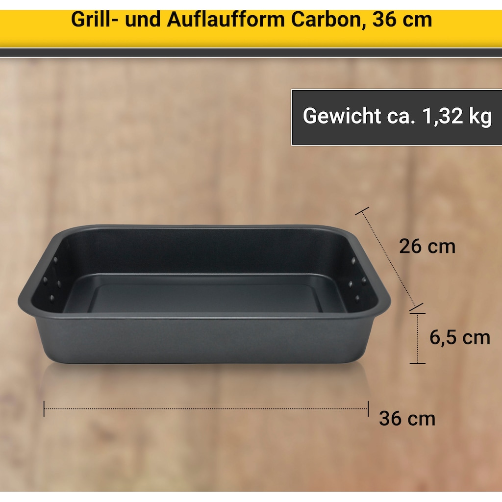 Krüger Auflaufform, Stahl, (1 St.)