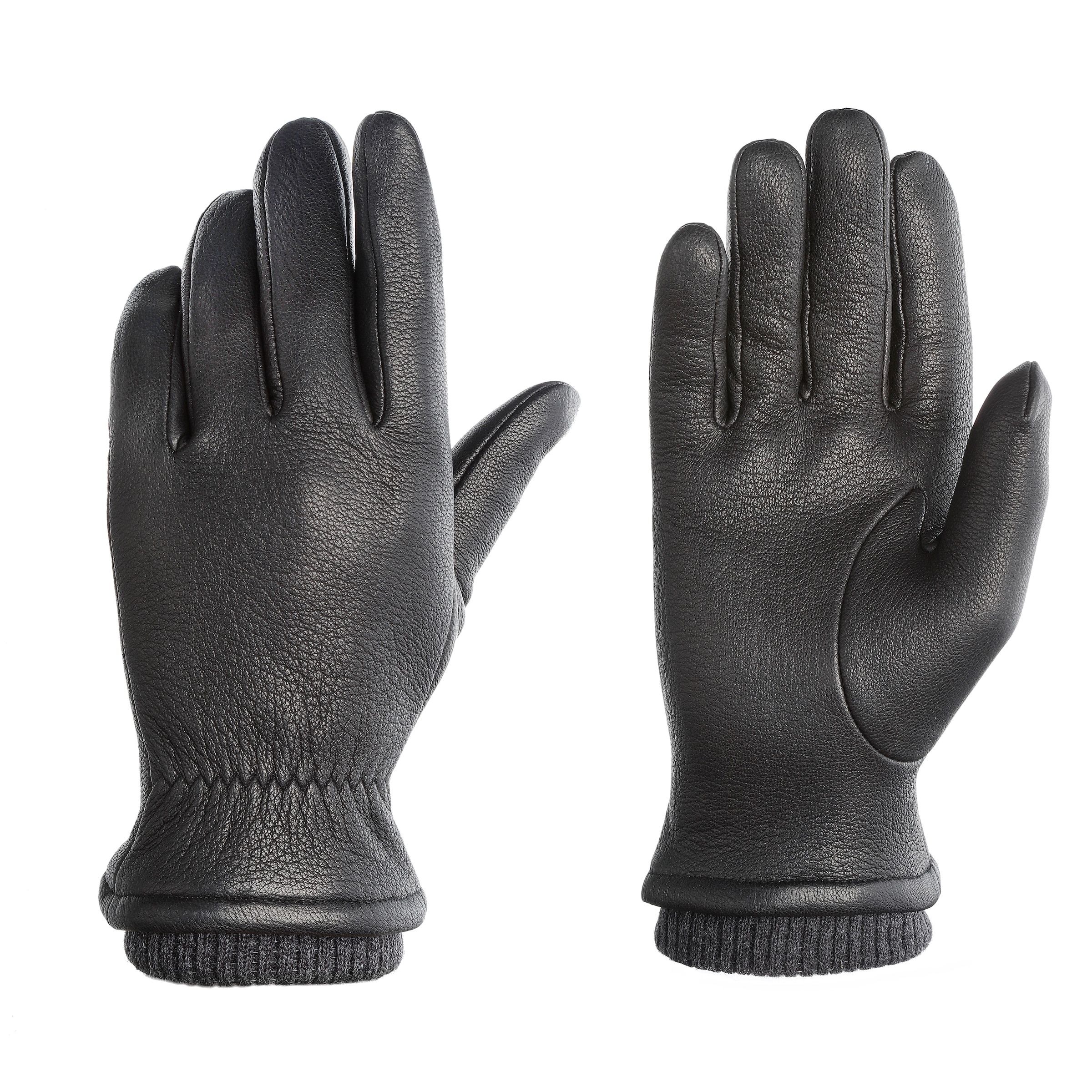 PEARLWOOD Lederhandschuhe "SOHO" 1 Paar, Strickbündchen, Temperaturregulier günstig online kaufen