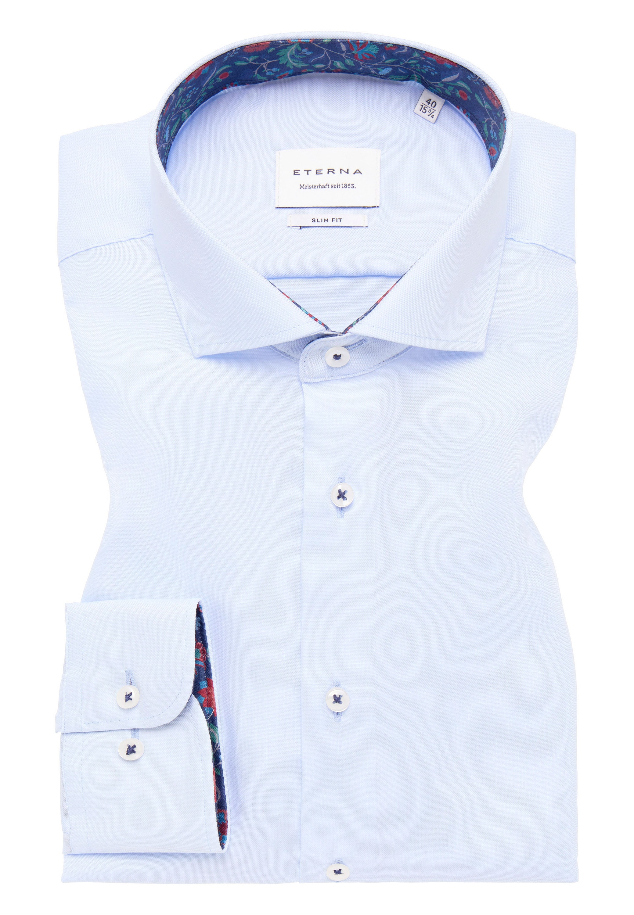 Eterna Langarmhemd »SLIM FIT«, NON IRON (bügelfrei)