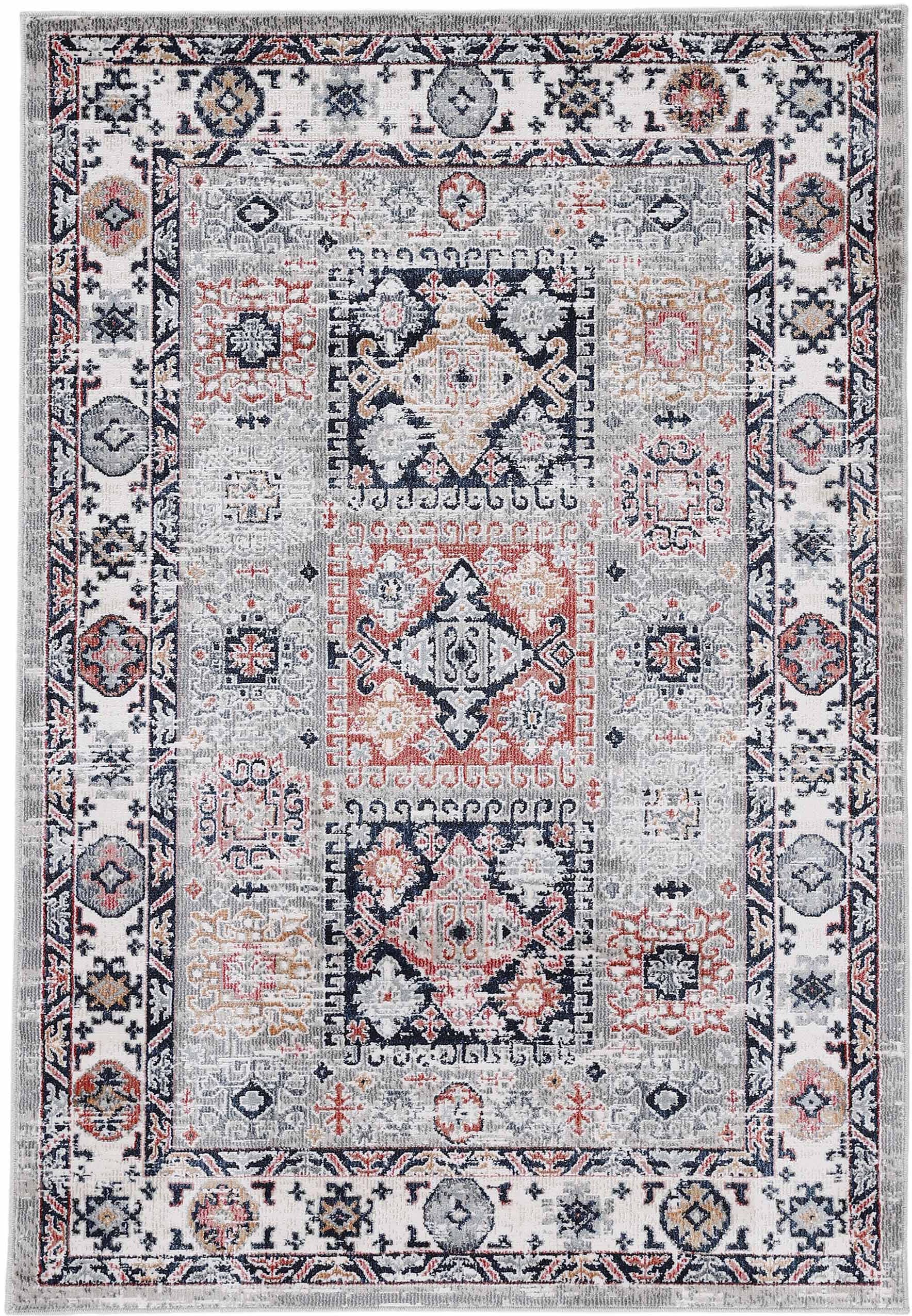 carpetfine Teppich "Vintage Kazach" rechteckig 6 mm Höhe Orient Vintage Loo günstig online kaufen