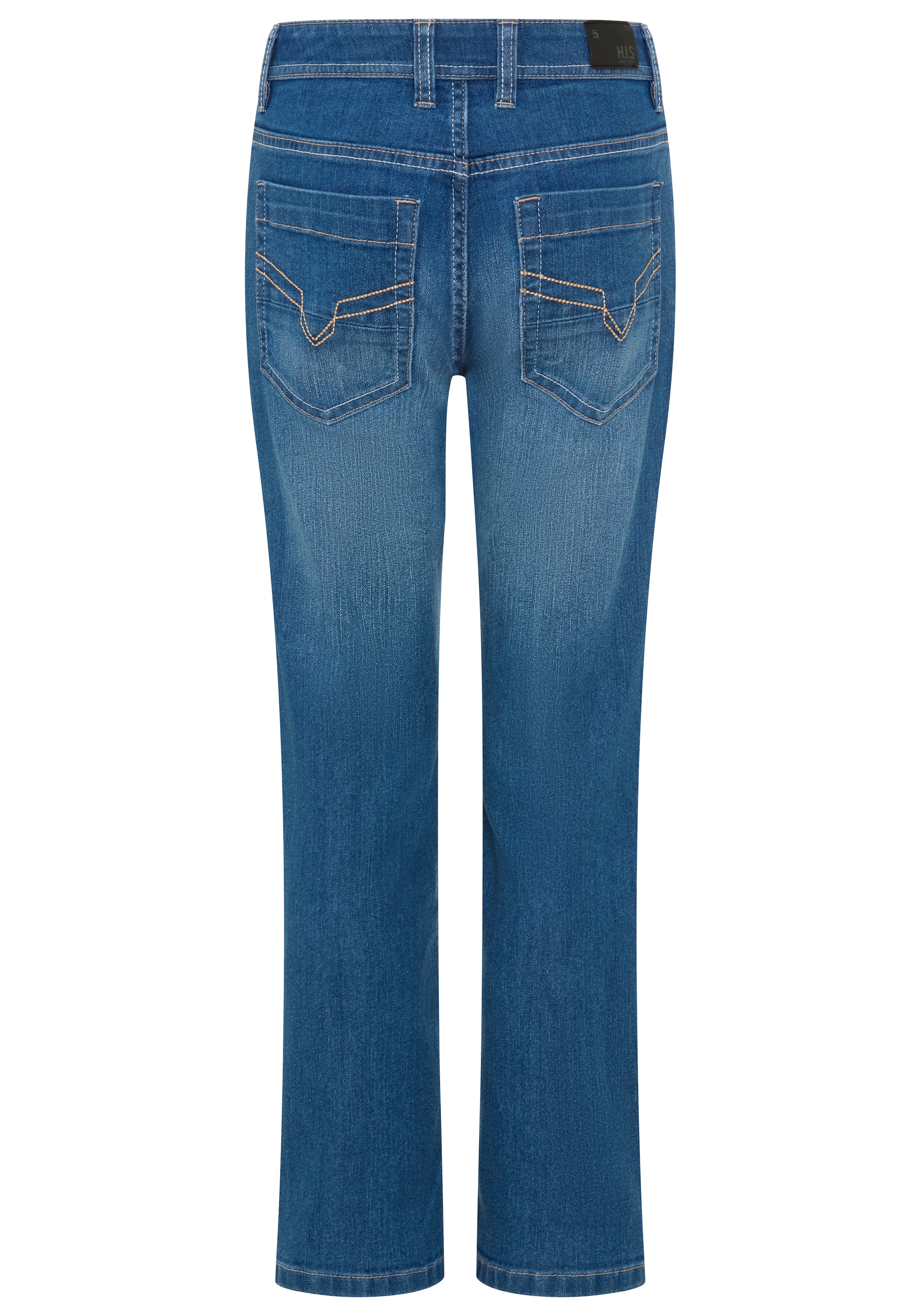 H.I.S Relax-fit-Jeans »H.I.S Stretchjeans in gerader Form für Jungen« Für TEENS. Gerade Jeans in authentischer Waschung