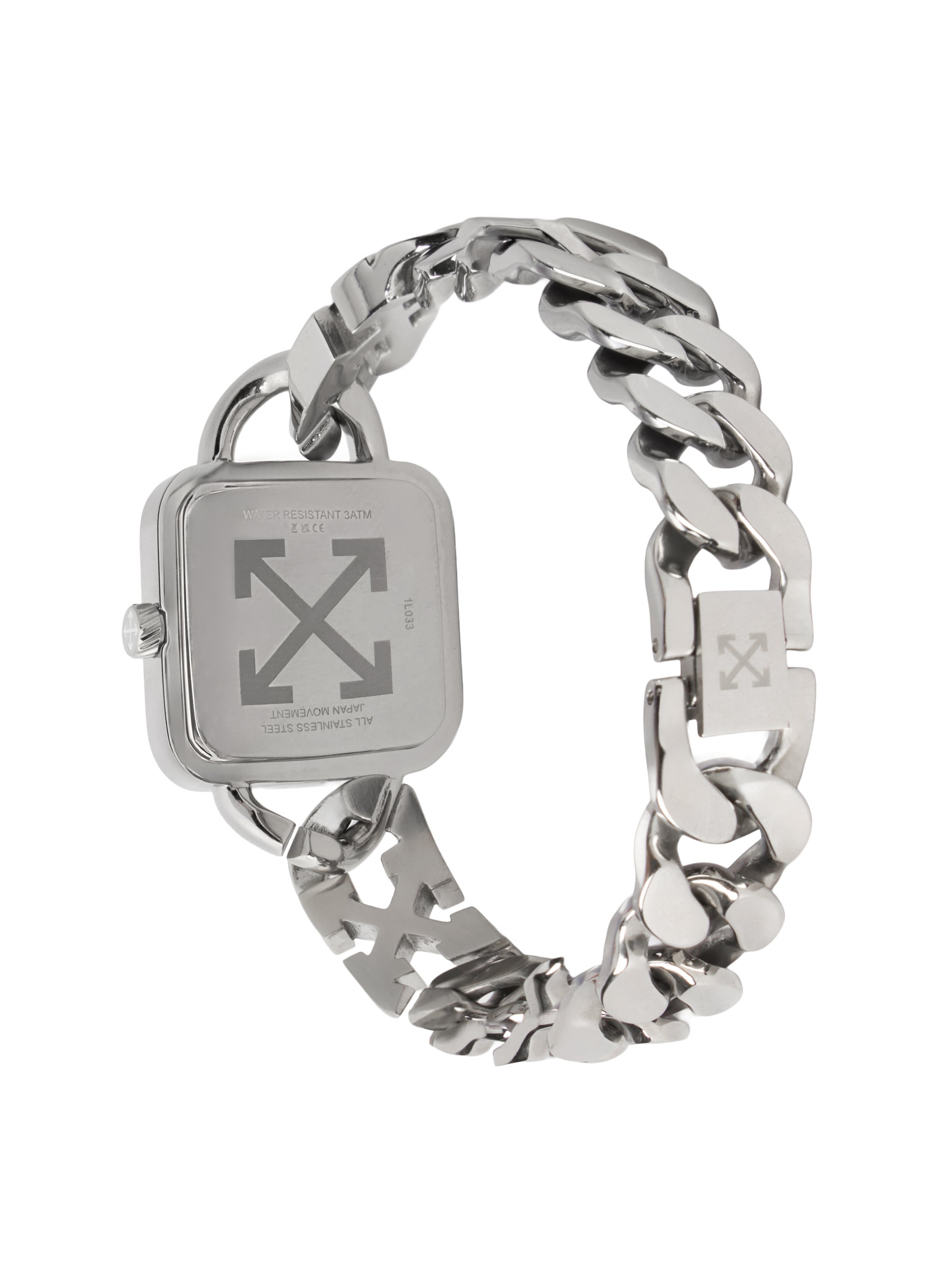 OFF-WHITE Quarzuhr »STREET BLING« Armbanduhr, Damenuhr, Edelstahlarmband, analog