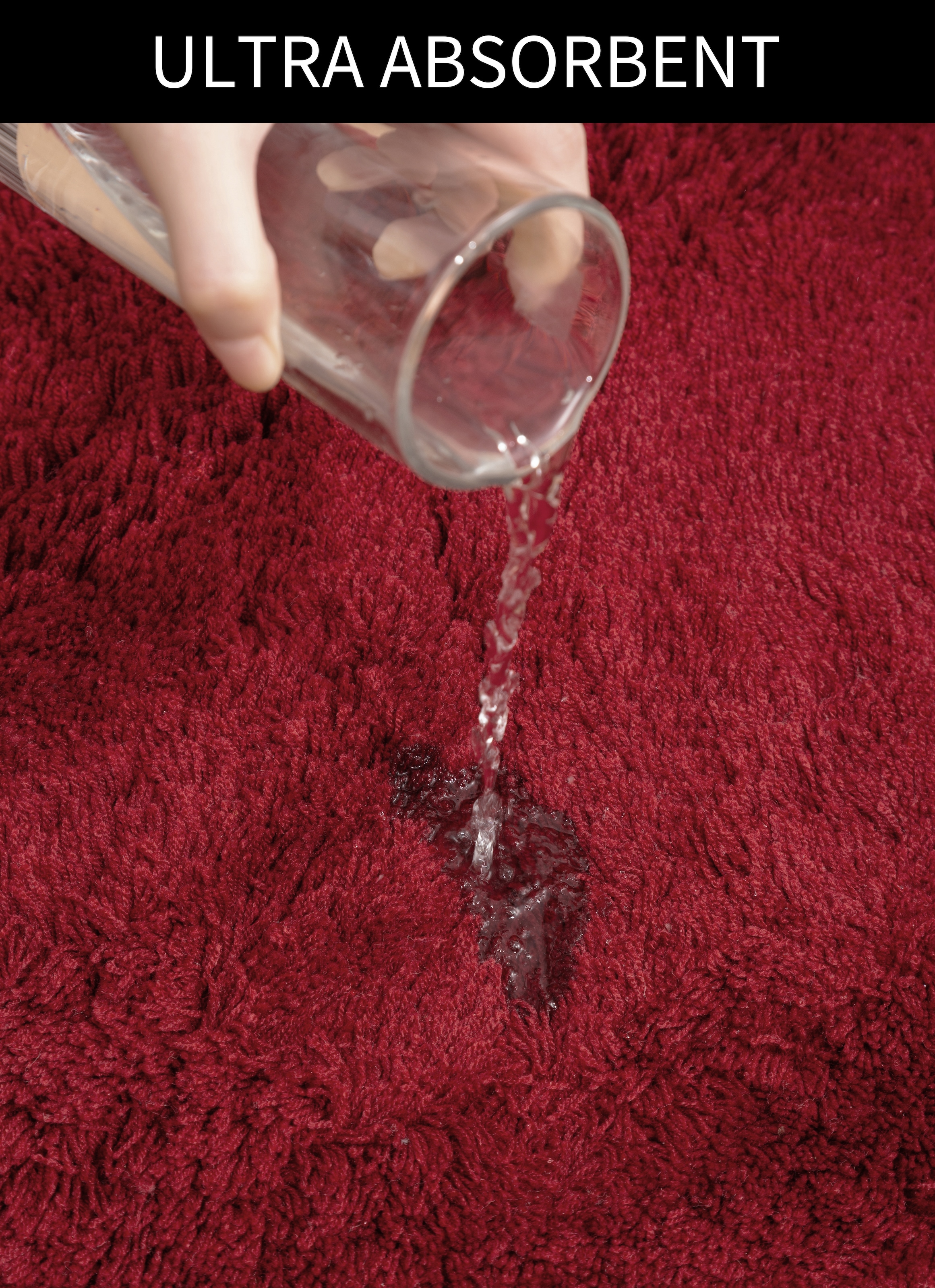 my home Badematte »Merida, Badvorleger, Badezimmer Teppich«, rutschhemmend beschichtet, fußbodenheizungsgeeignet-schnell trocknend-strapazierfähig, Badteppich, Uni Farben, rechteckig, rund & als 2-tlg. Set erhältlich