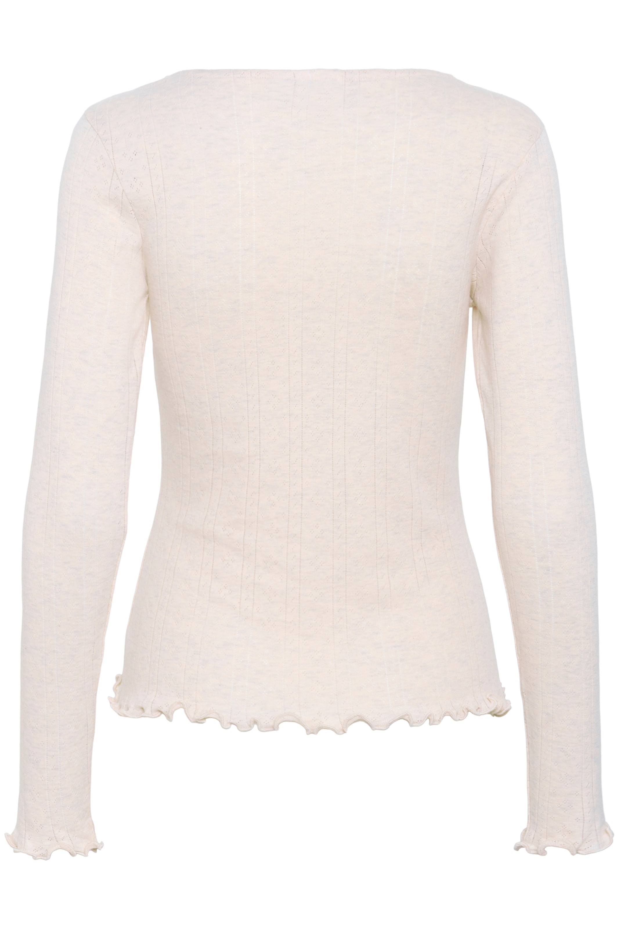 Saint Tropez Langarmshirt »GruSZ«, gewellter Saum