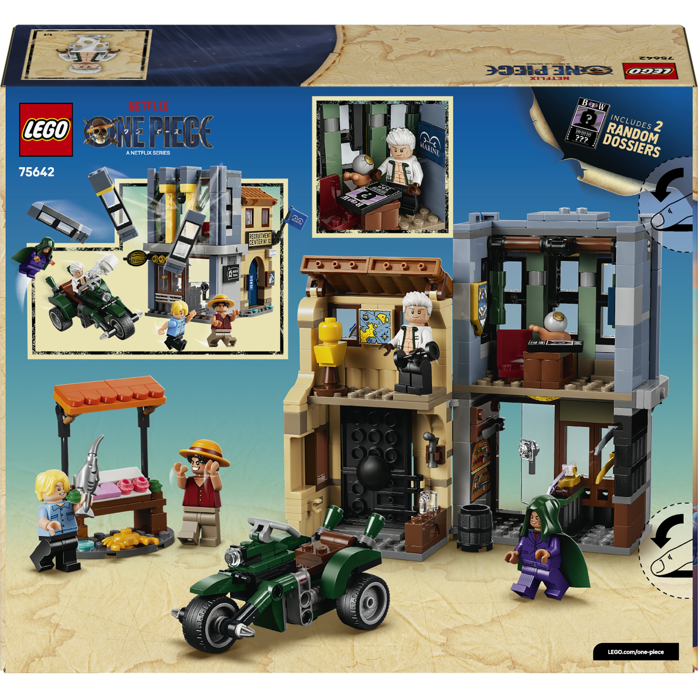 LEGO® Konstruktionsspielsteine »Showdown mit Kapitän Smoker (75642), LEGO ONE PIECE« Made in Europe