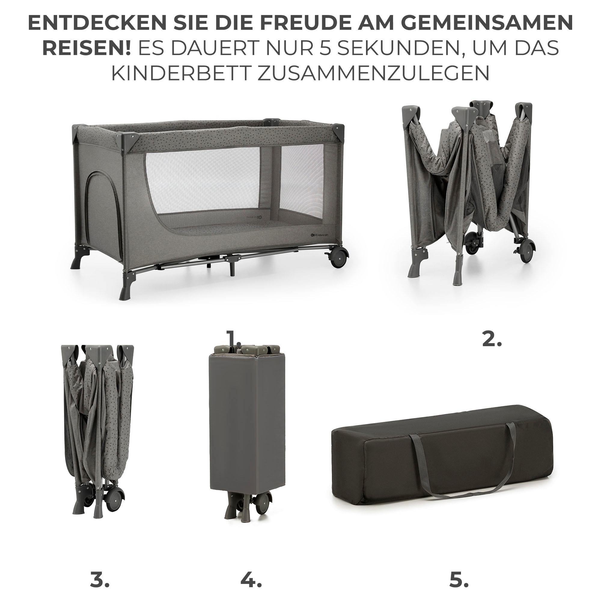 Kinderkraft Baby-Reisebett »JOY 2«