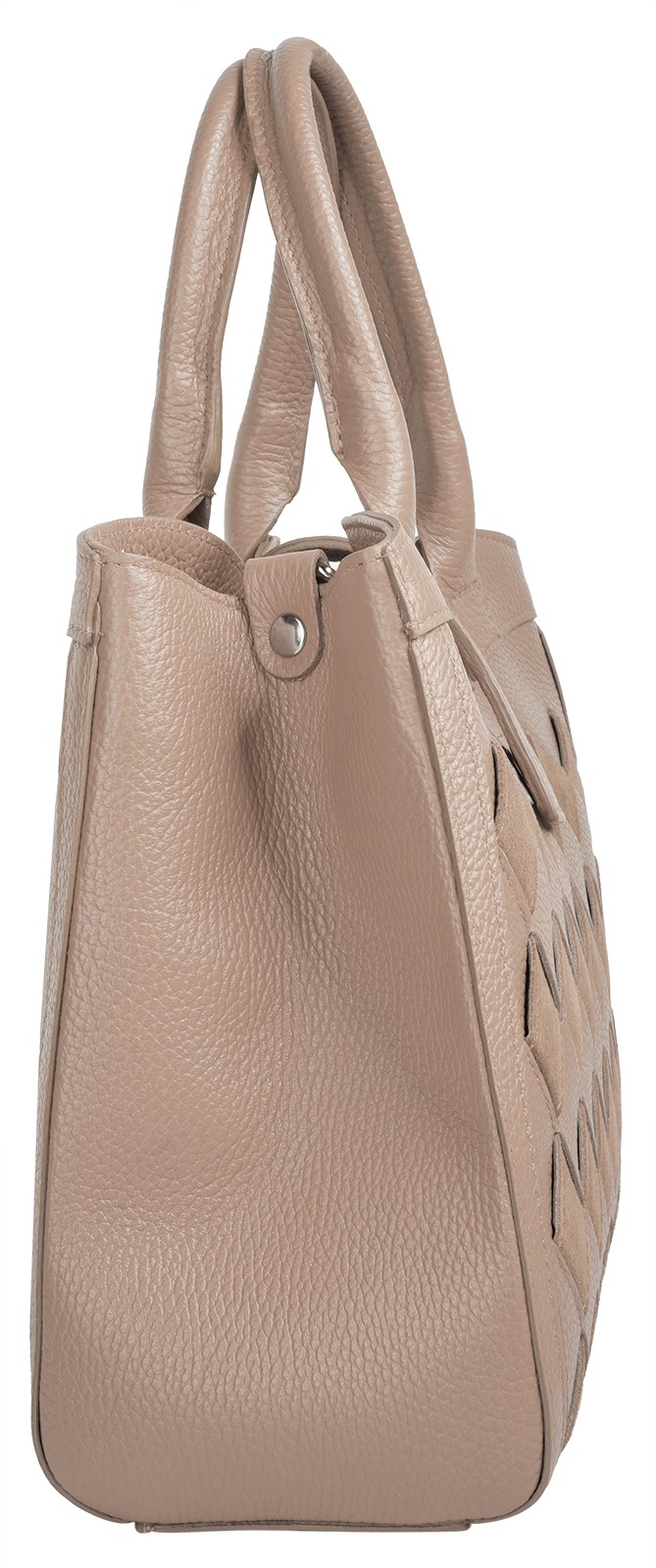 Samantha Look Henkeltasche, echt Leder, Made in Italy