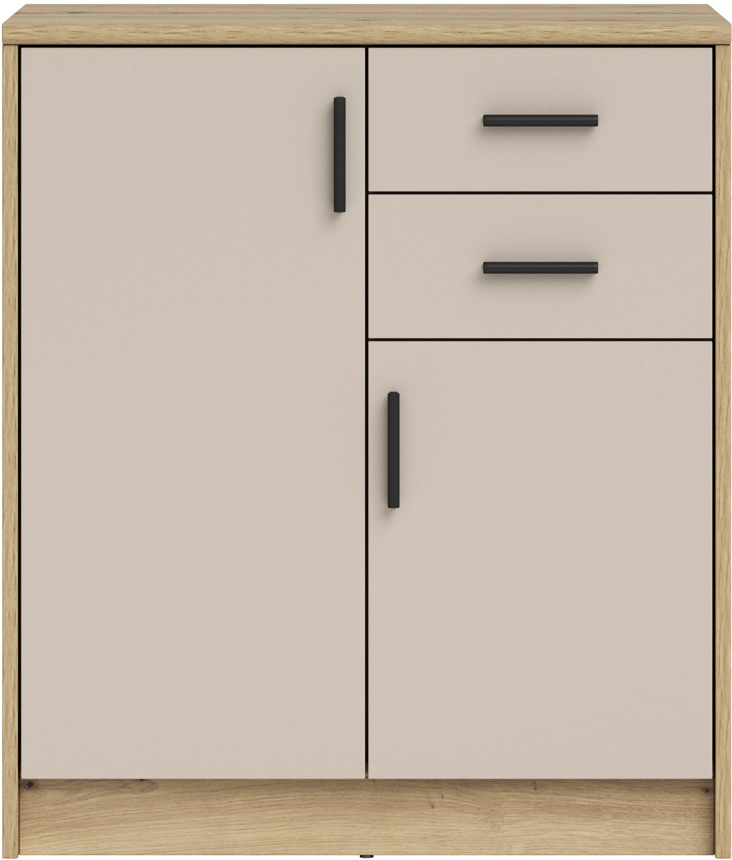HBZ Sideboard »Nelly Kommode, BxHxT 74x86x50cm«, (1 St.), Breite 74cm, Einlegeböden verstellbar, foliert