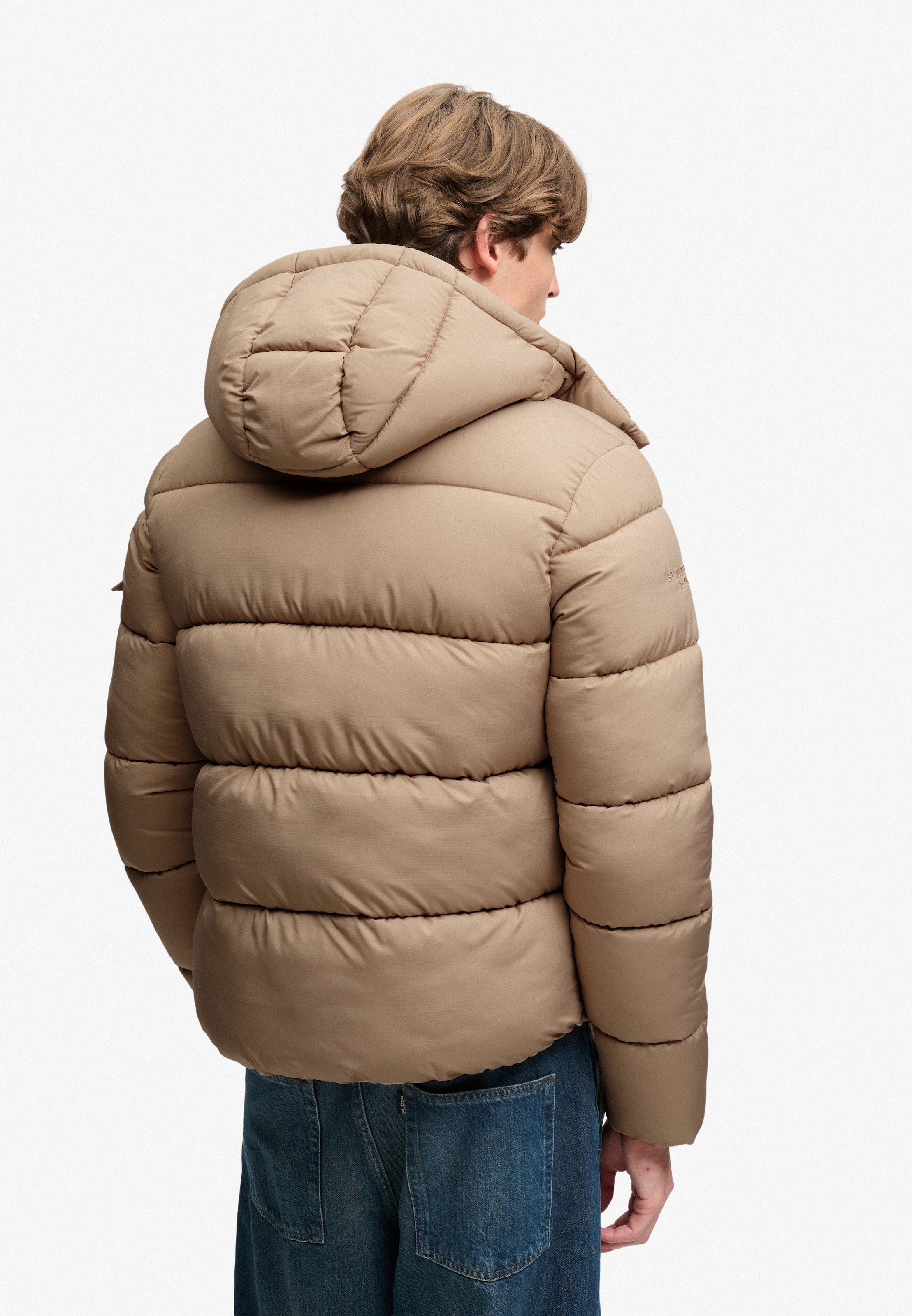 Superdry Steppjacke »PREMIUM RIPSTOP PUFFER JKT« mit Kapuze Kunstfaser, relaxed fit