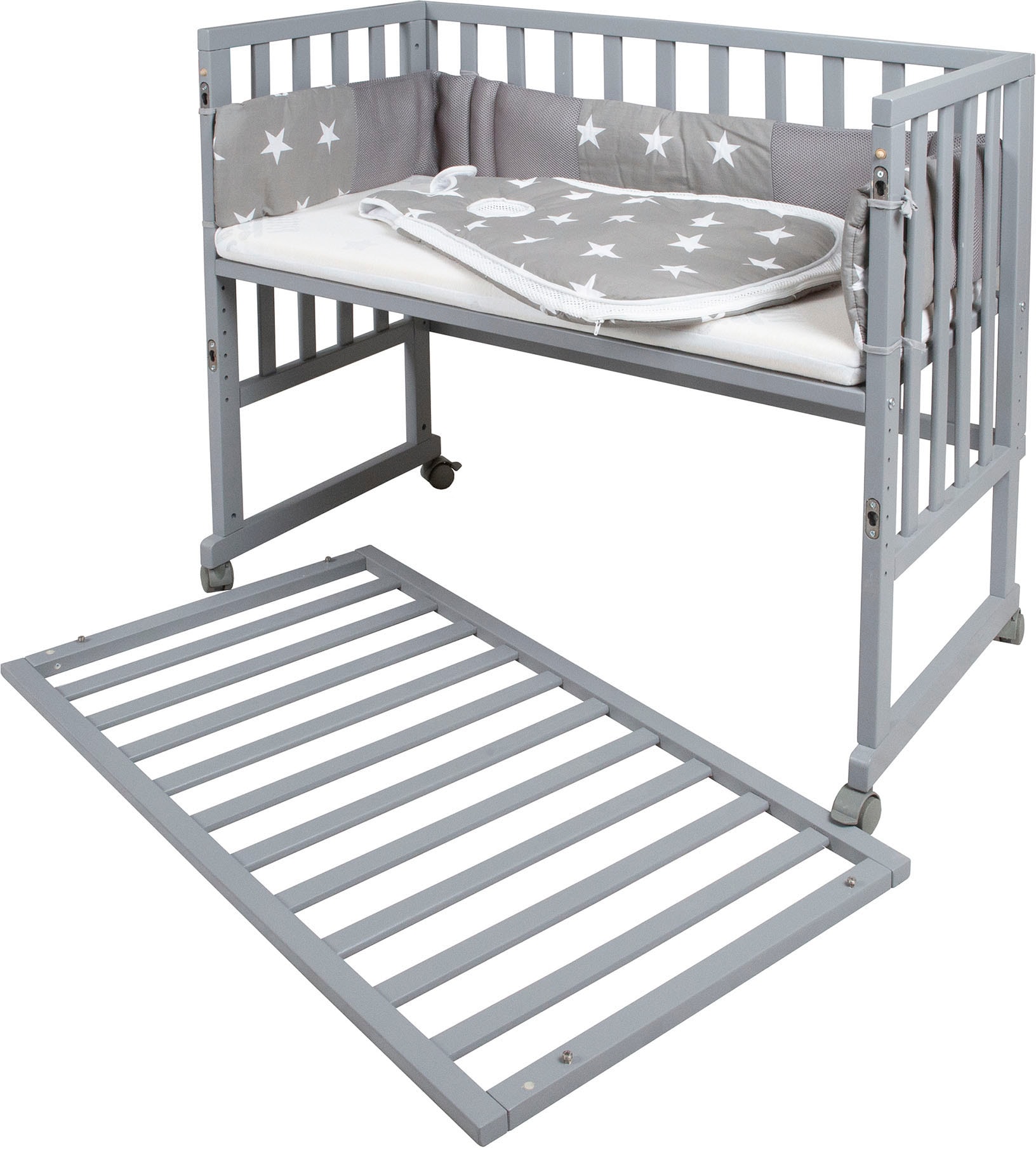 Stubenbett »safe asleep® 3-in-1 Little Stars«, (4 tlg.)