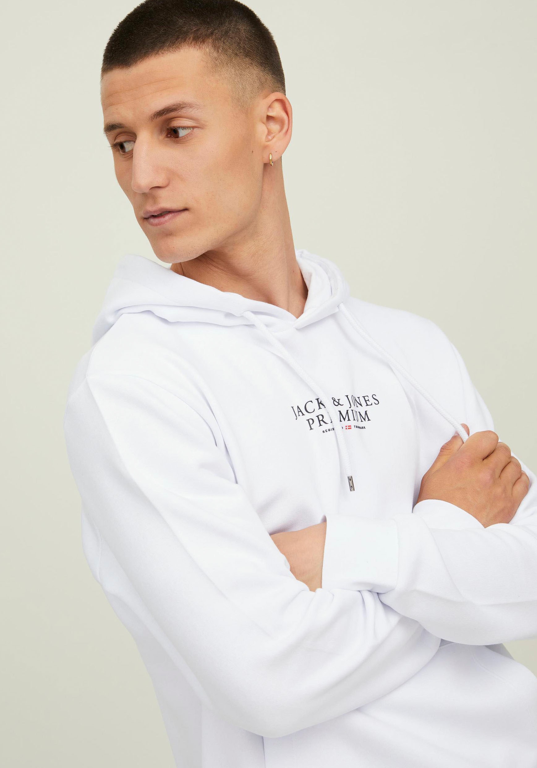 Jack & Jones Herren Hoodie Kapuzenpullover JPRBLUARCHIE- Regular Fit günstig online kaufen