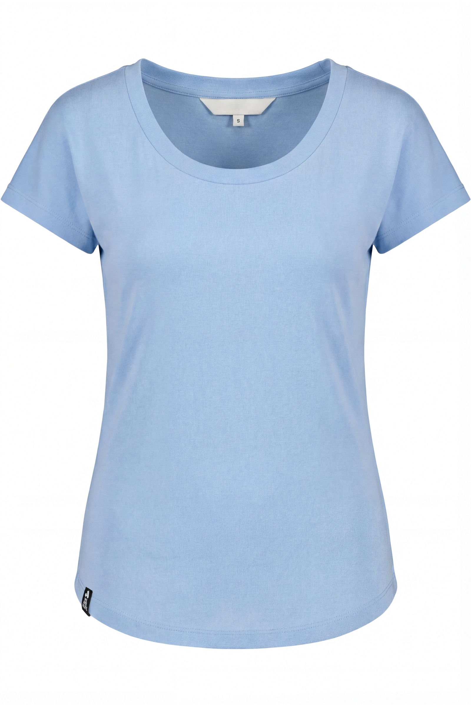 Alife & Kickin Rundhalsshirt leichtes Print Sommer-Top aus Bio-Baumwolle mit weitem U-Ausschnitt