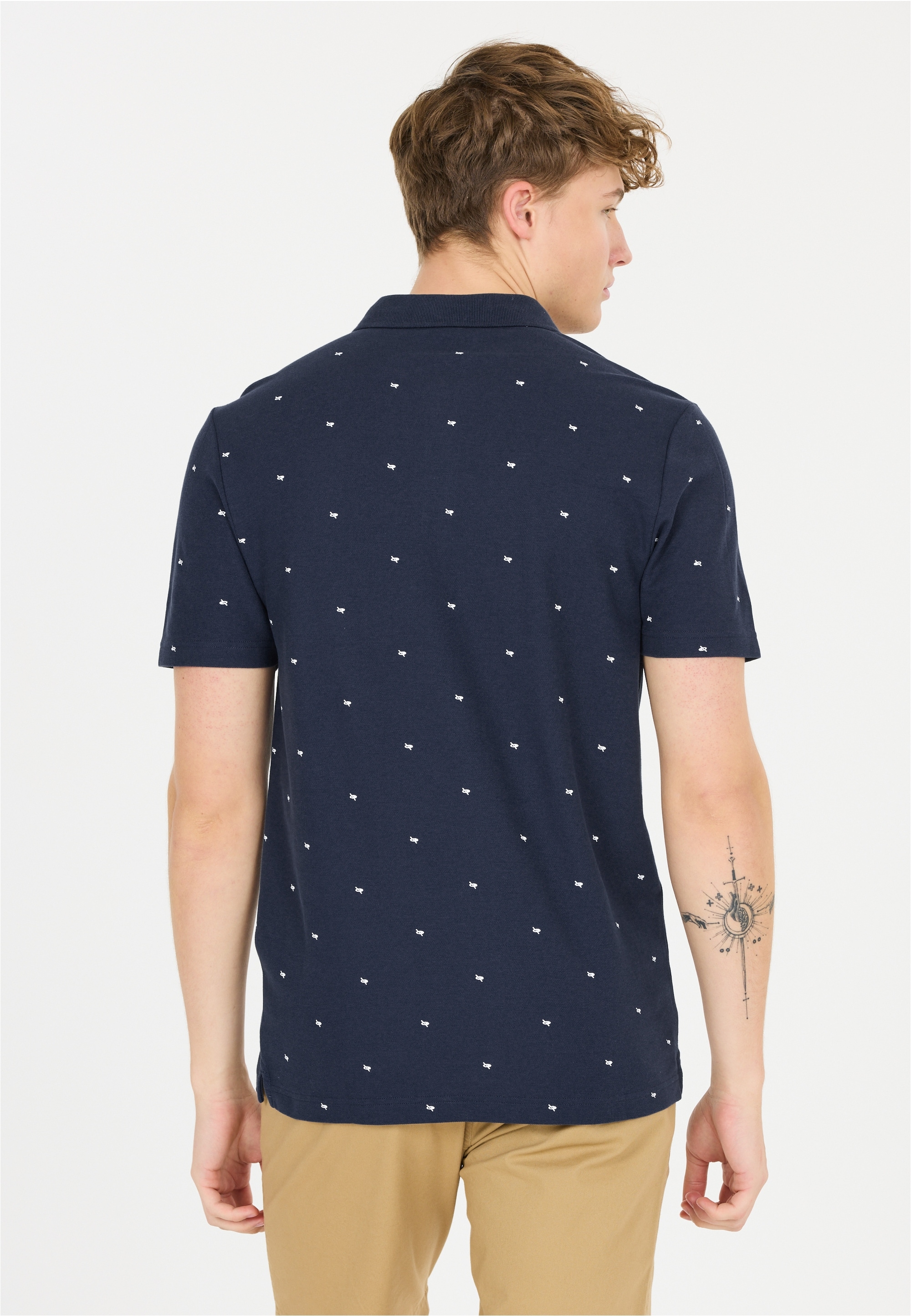 CRUZ Langarm-Poloshirt »Ashbur«, mit Baumwoll-Touch und lässiger Optik