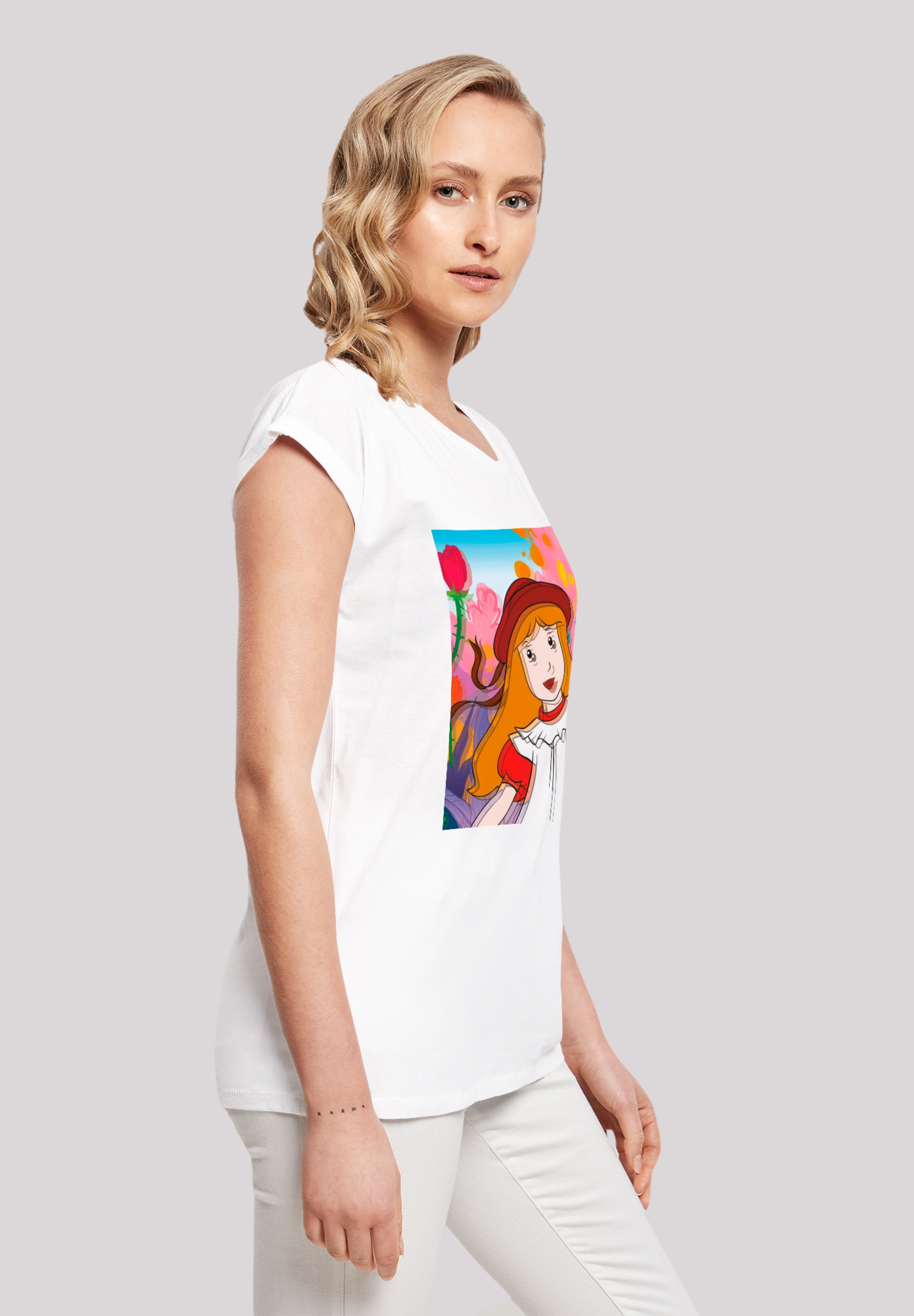 F4NT4STIC T-Shirt »Alice im Wunderland Double Alice«, Retro, Heroes of Childhood, TV Serie