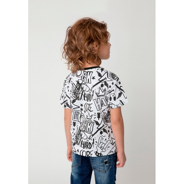 Gulliver T-Shirt, mit rockigem Print ▷ für | BAUR