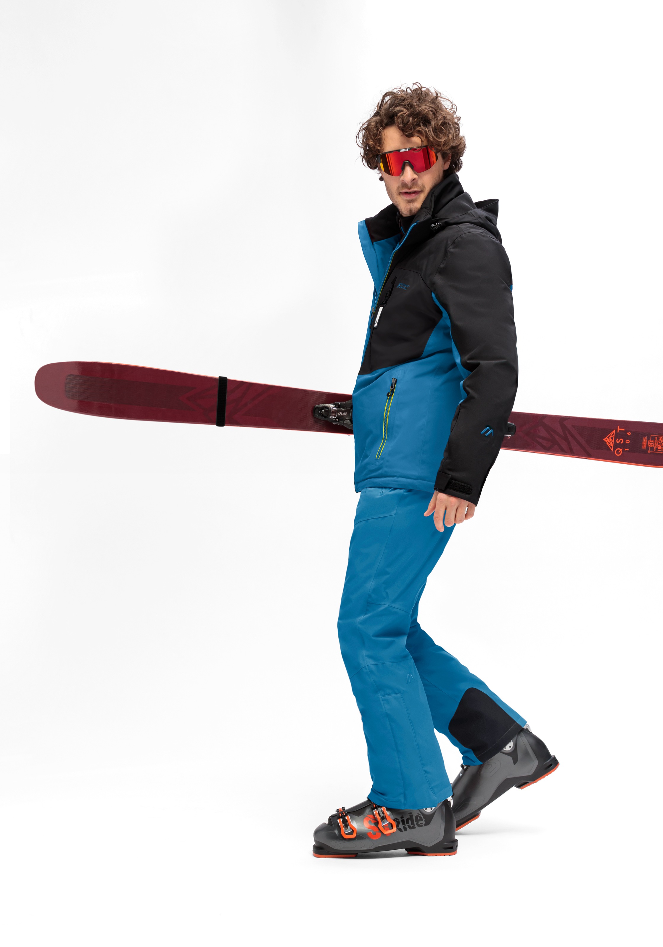 Maier Sports Skihose »Anton 2.1«, Herren Schneehose mit Hosenträgern, wind/wasserdicht, Regular Fit