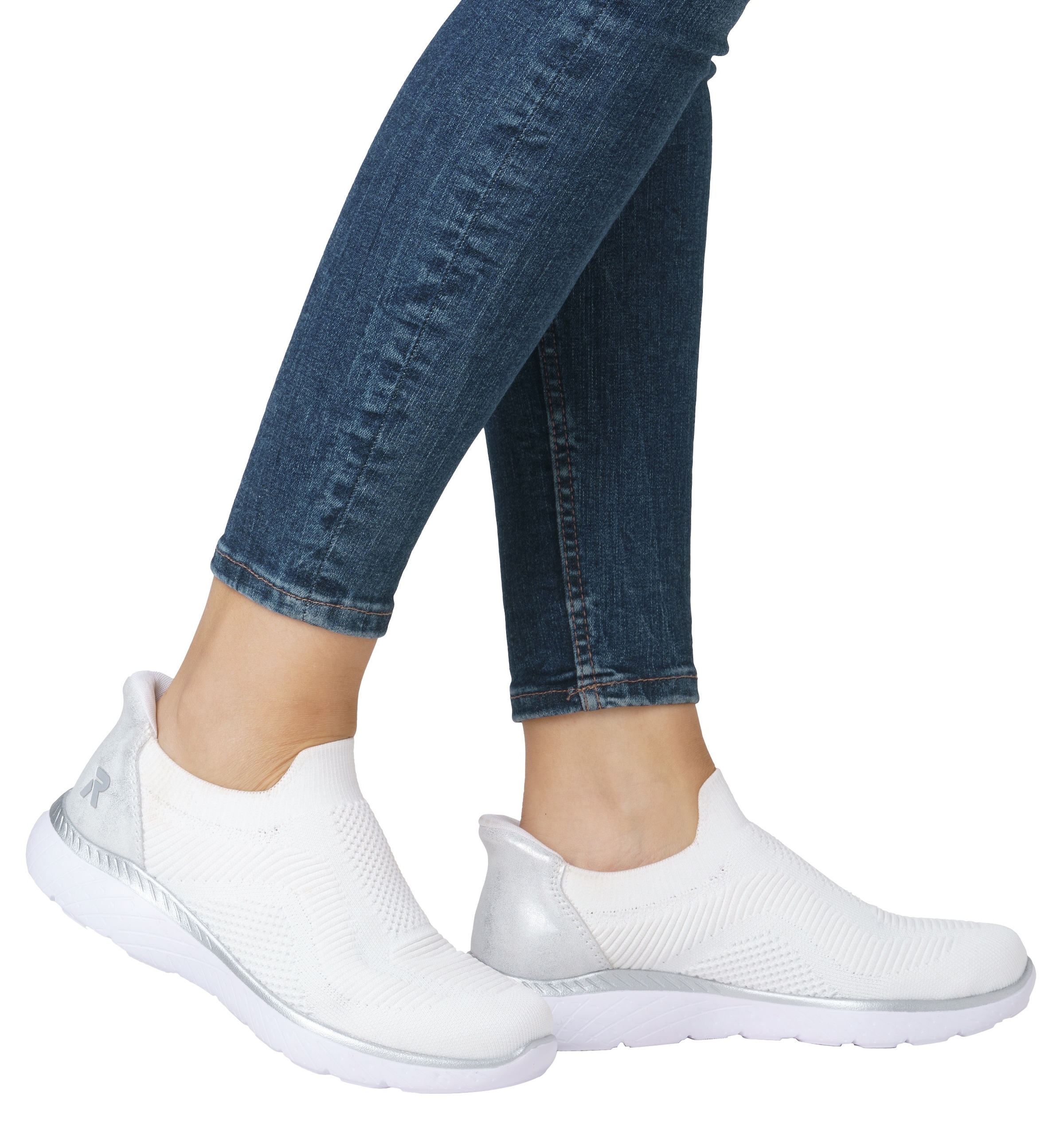 RIEKER Sport Slip-On Sneaker »Ready2GO«, Slipper, Halbschuh, Freizeitschuh mit MemoSoft-Innensohle