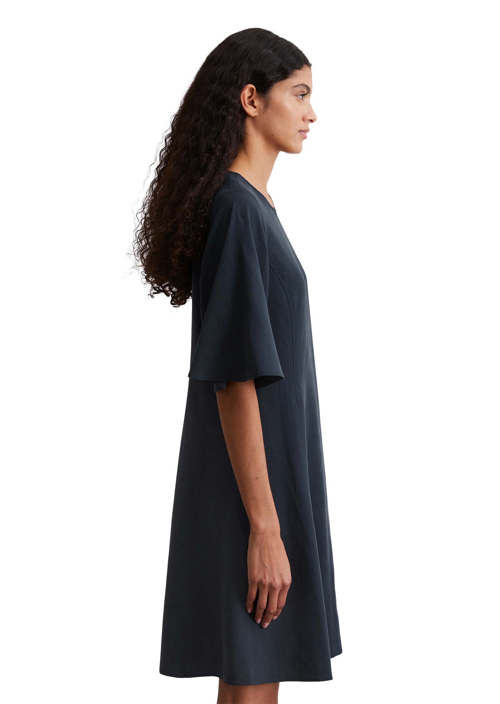 Marc O'Polo Midikleid »aus TENCEL™ Lyocell-Leinen-Mix«