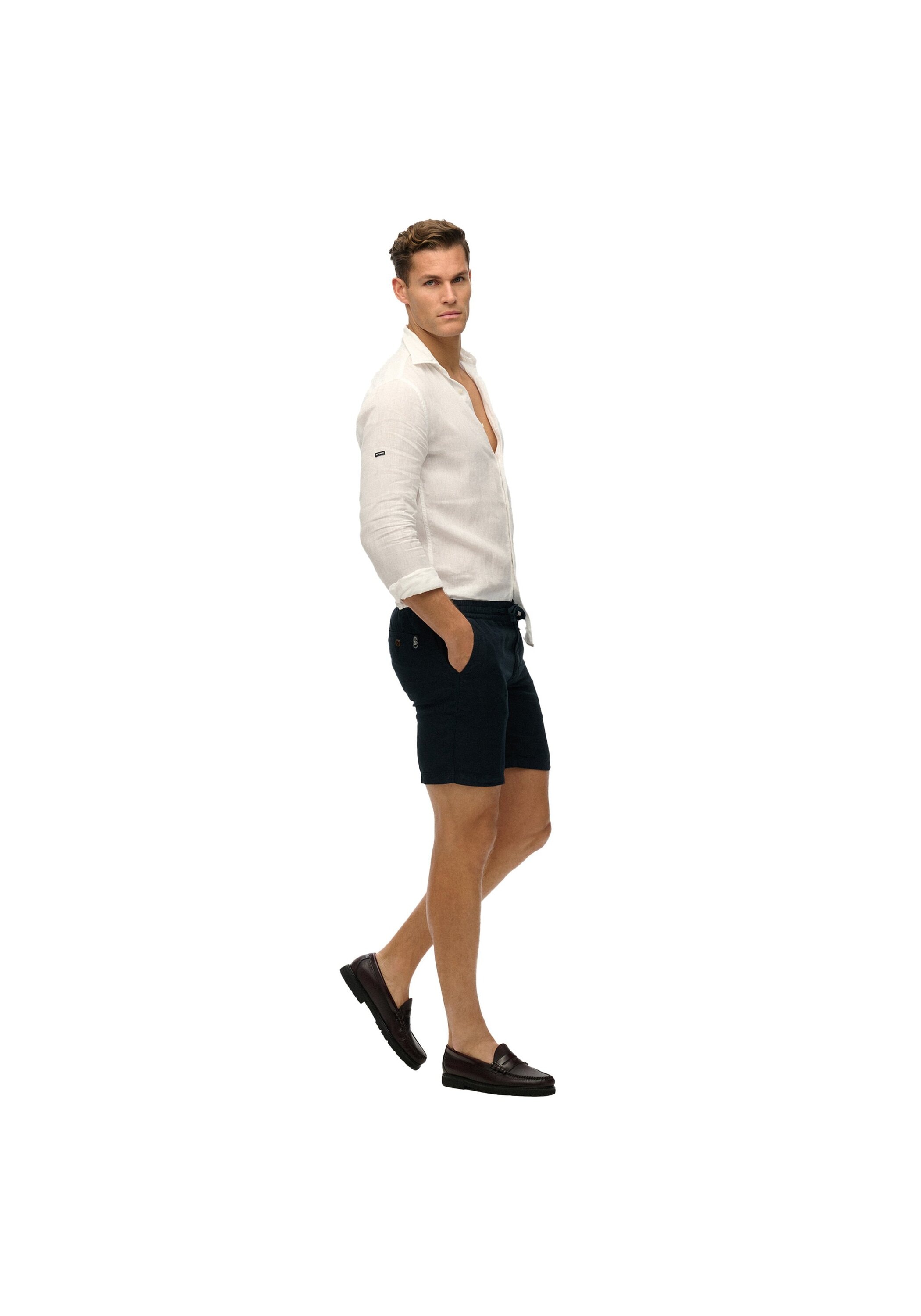 Superdry Shorts »Bermuda-Shorts Merchant Linen Short«