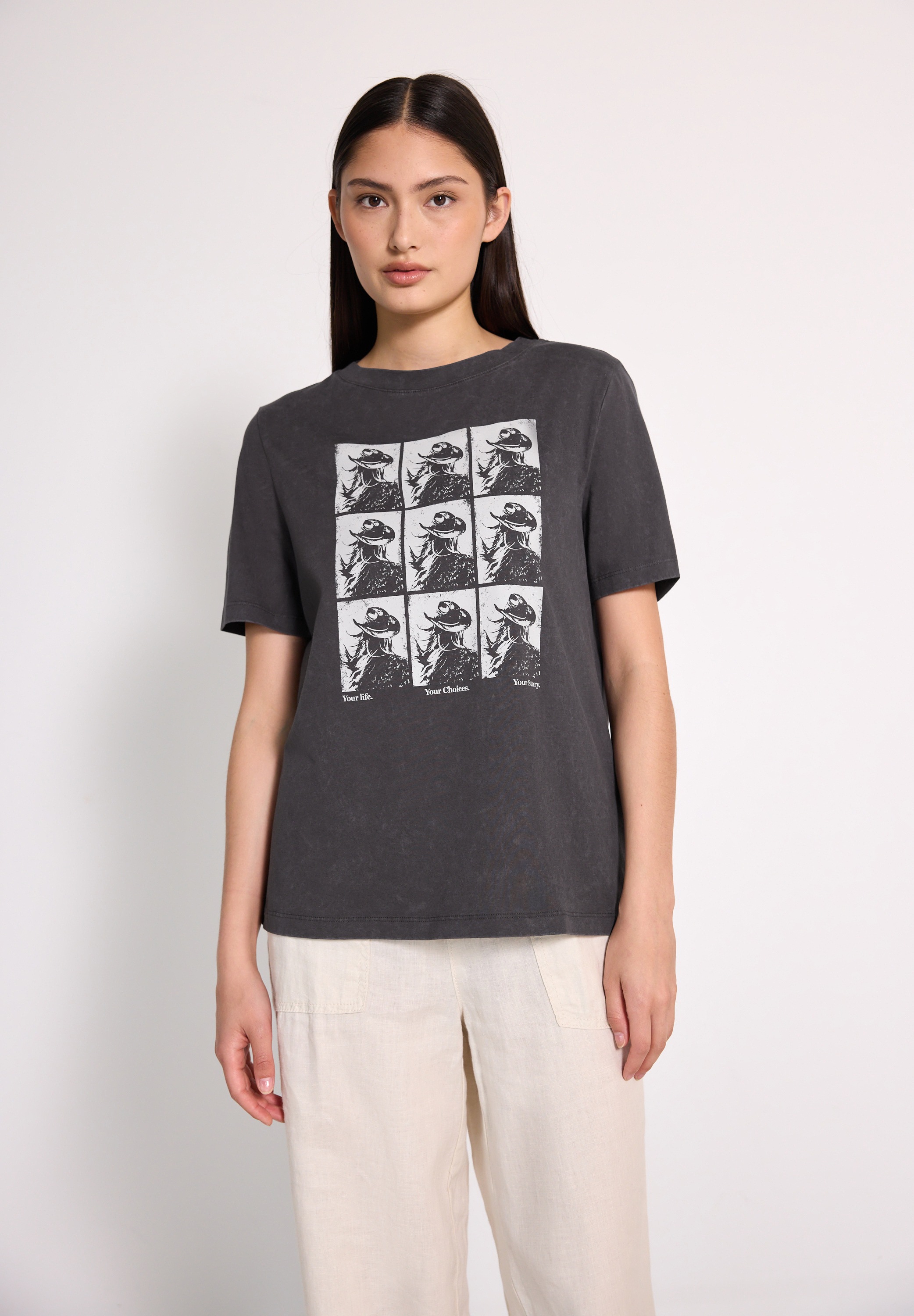 STREET ONE STUDIO Print-Shirt, aus reiner Baumwolle günstig online kaufen