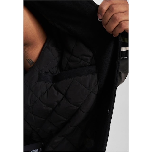 Fubu Collegejacke »Unisex FM234-012-3 College Varsity Jacket  black/olive/offwhite«, (1 St.) für bestellen | BAUR
