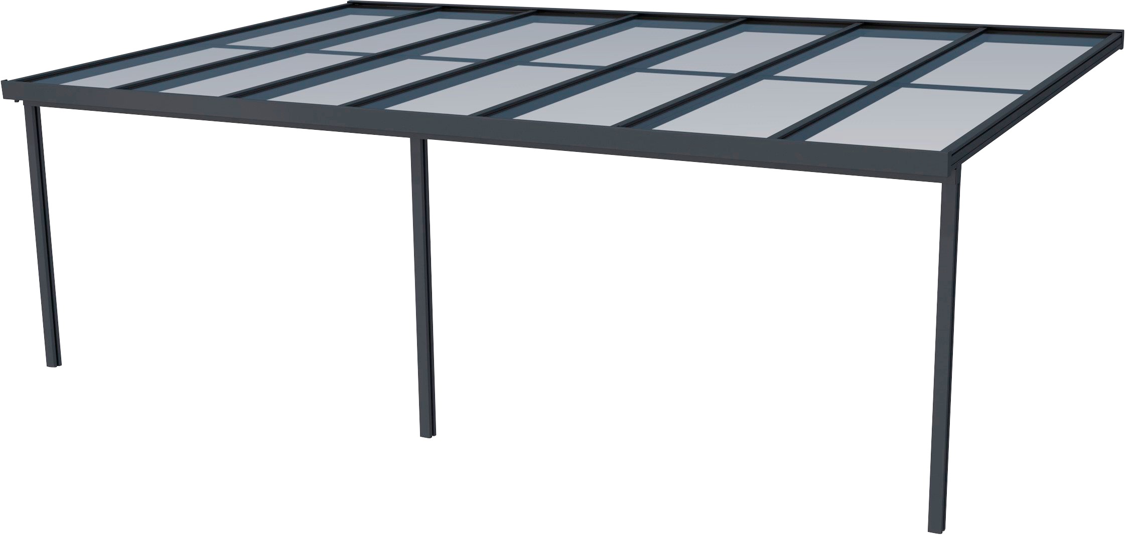 GUTTA Terrassendach "Premium", BxT: 712x406 cm, Dach Polycarbonat klar