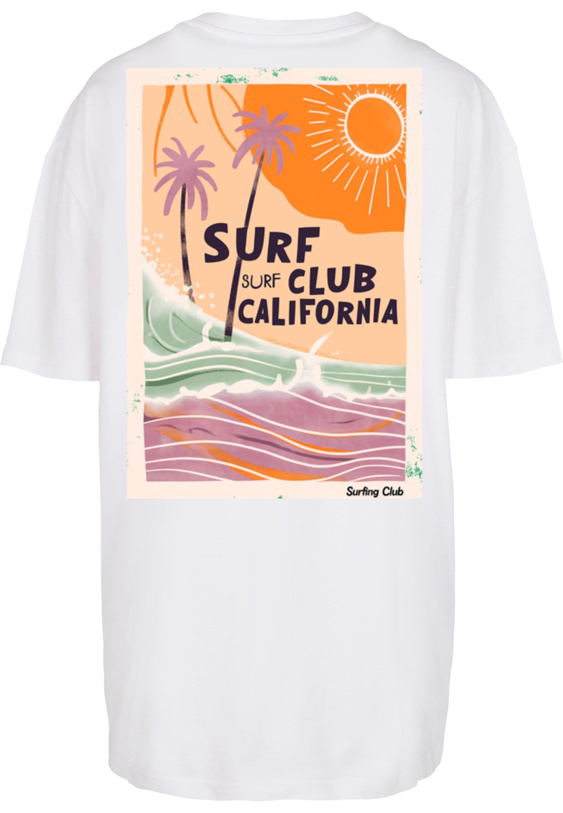 Merchcode T-Shirt "Merchcode Ladies Surf Club California Oversized Tee" 1 S günstig online kaufen