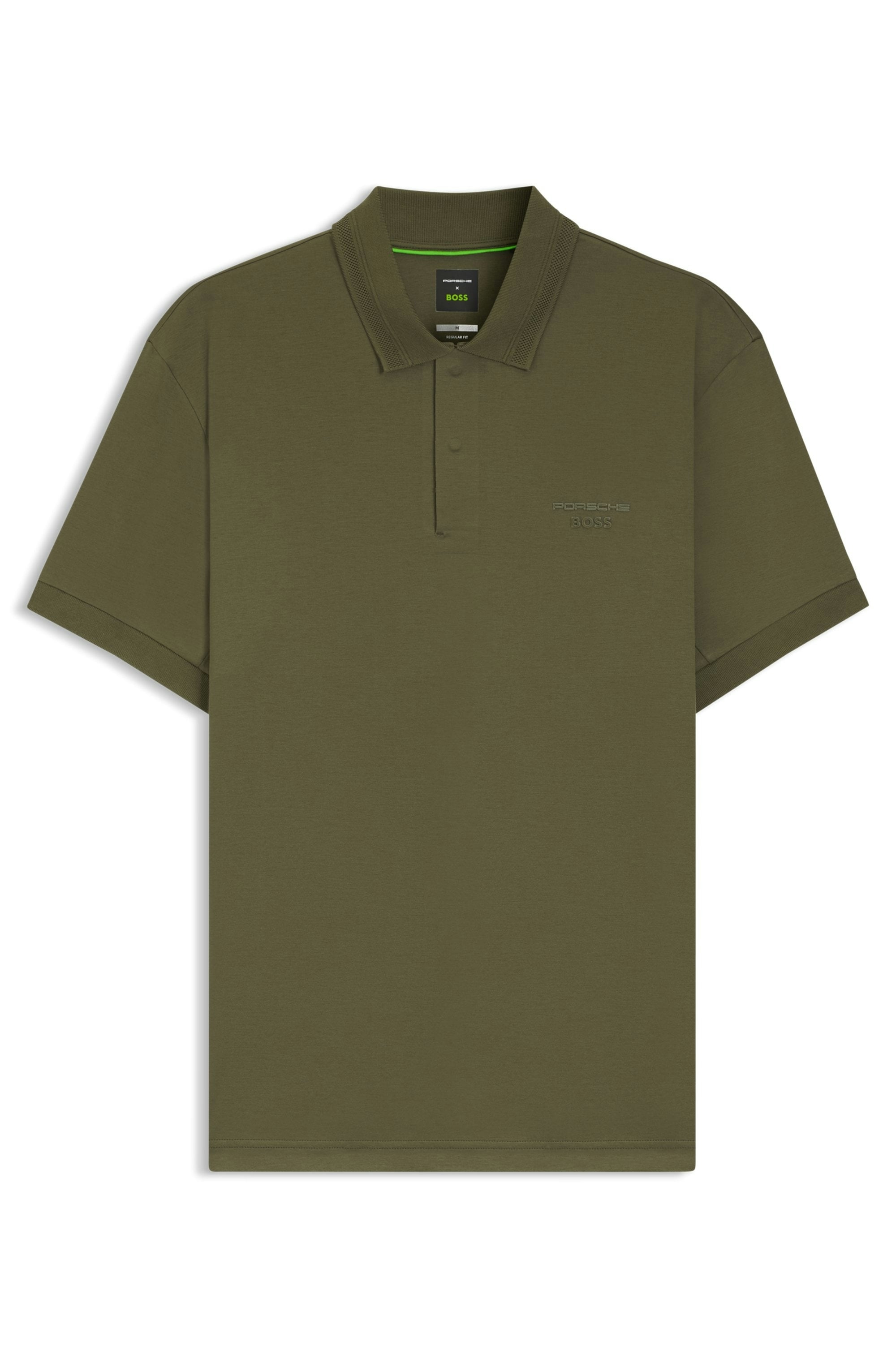 BOSS GREEN Poloshirt »Porsche Spirit 70 Capsule Collection« Premium Herrenmode Innovative Geruchskontroll-Technologie HEIQ MINT