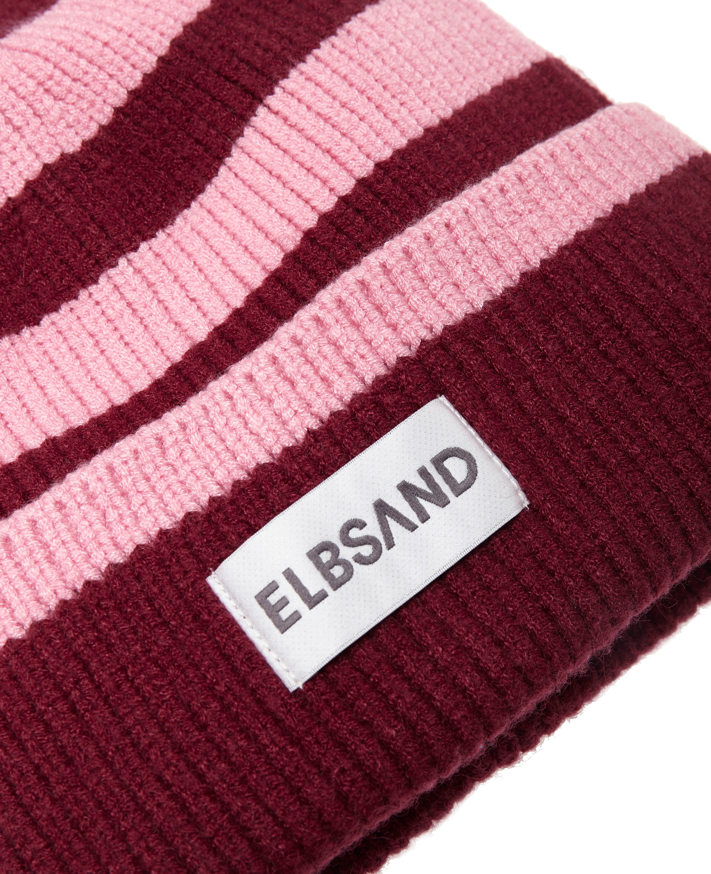 Elbsand Strickmütze, Beanie, Wintermütze, Mütze, Grobstrick mit Umschlag, Viskose
