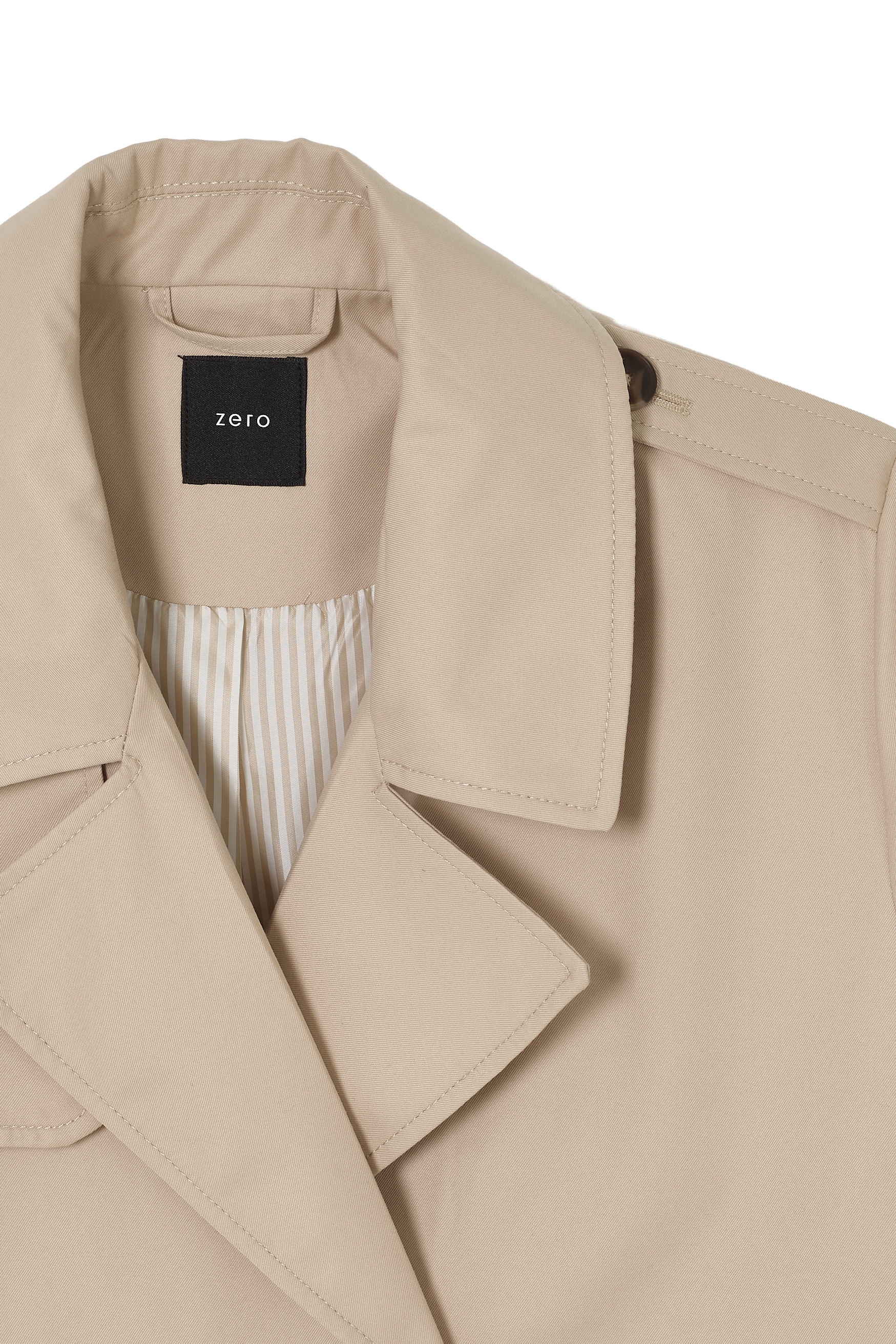 Zero Langjacke »zero Trenchjacke zweireihig mit Reverskragen«