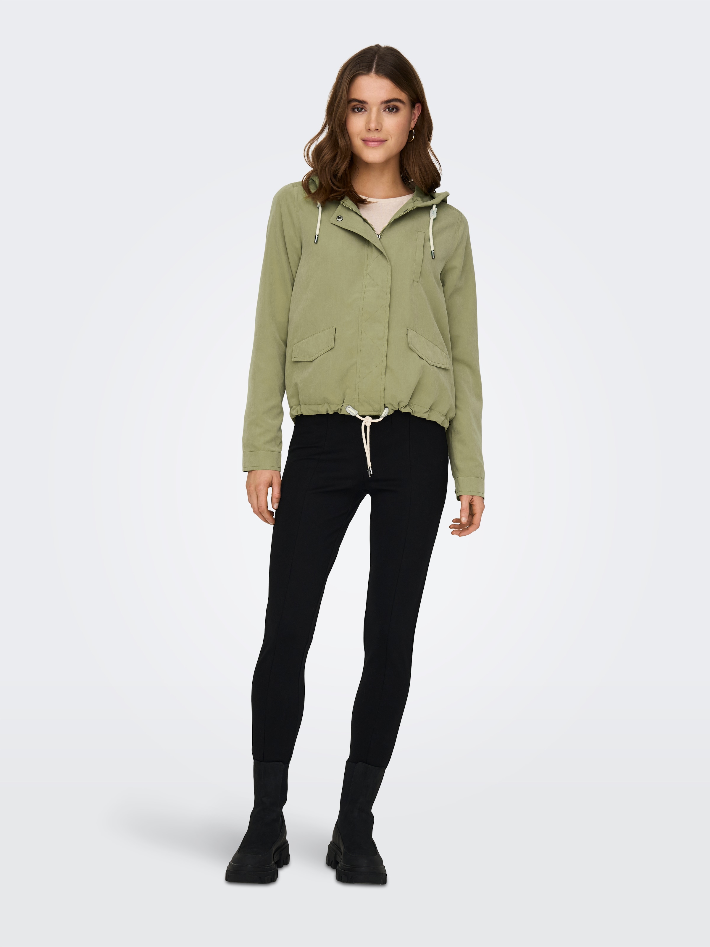 ONLY Parka »ONLSKYLAR HOOD SPRING JACKET CC OTW« mit Kapuze mit