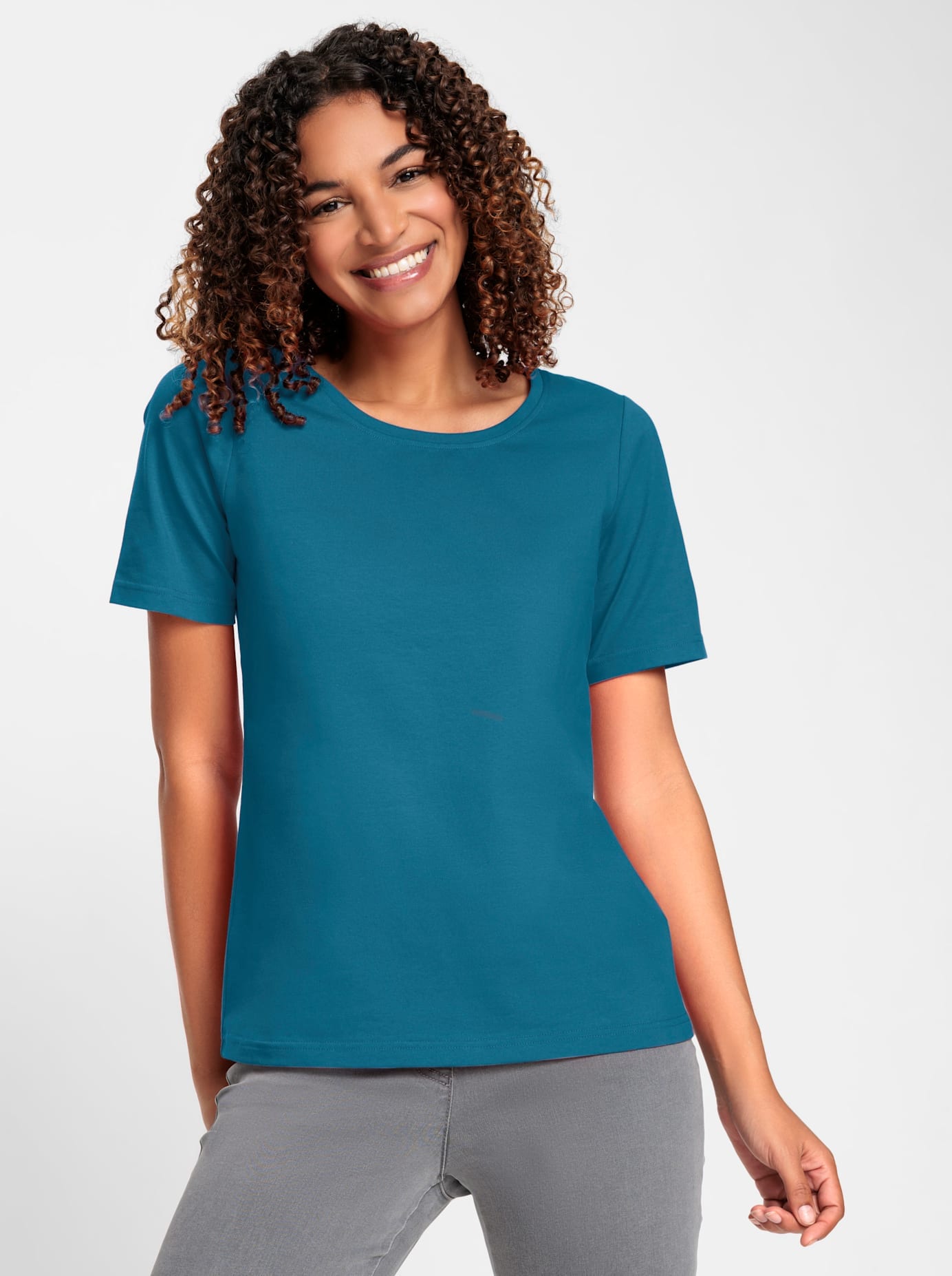 Casual Looks Kurzarmshirt "Kurzarm-Shirt", (1 tlg.) günstig online kaufen
